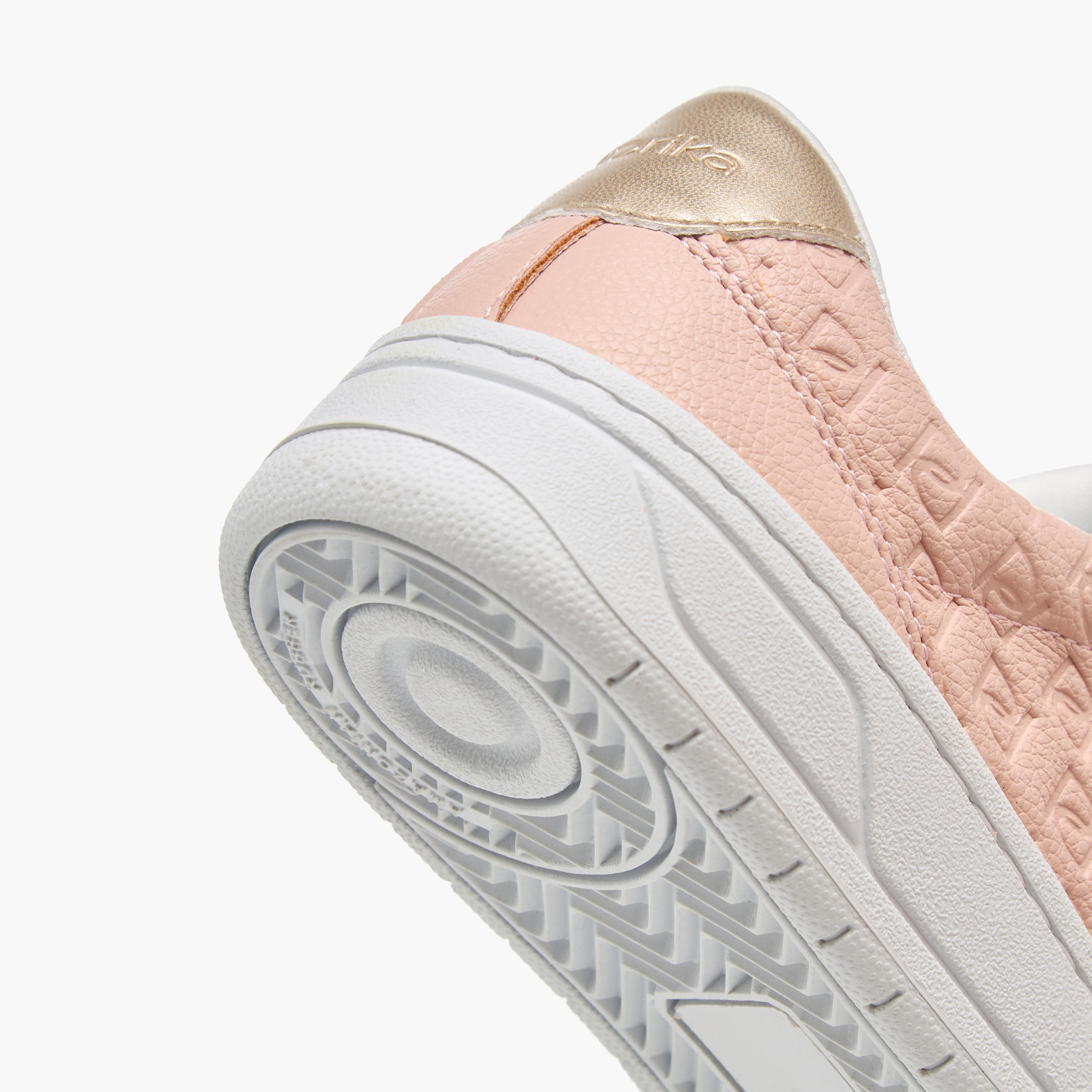 Paprika Monogram Embossed Sneakers with Lace-Up Closure-women-shoes-sneakers-image-5