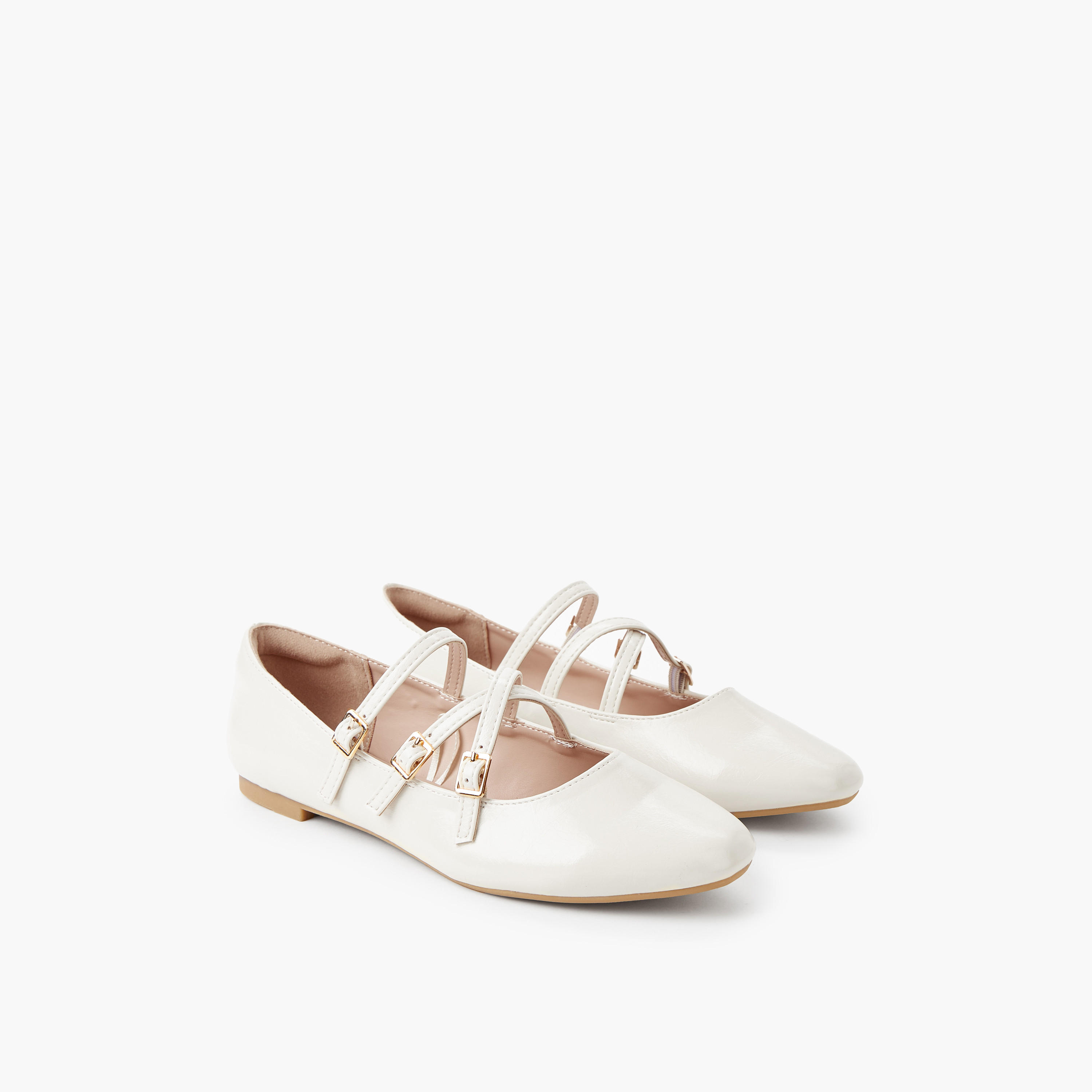 Celeste Women Buckle Closure Ballerina Shoes-women-shoes-ballerinas-image-1