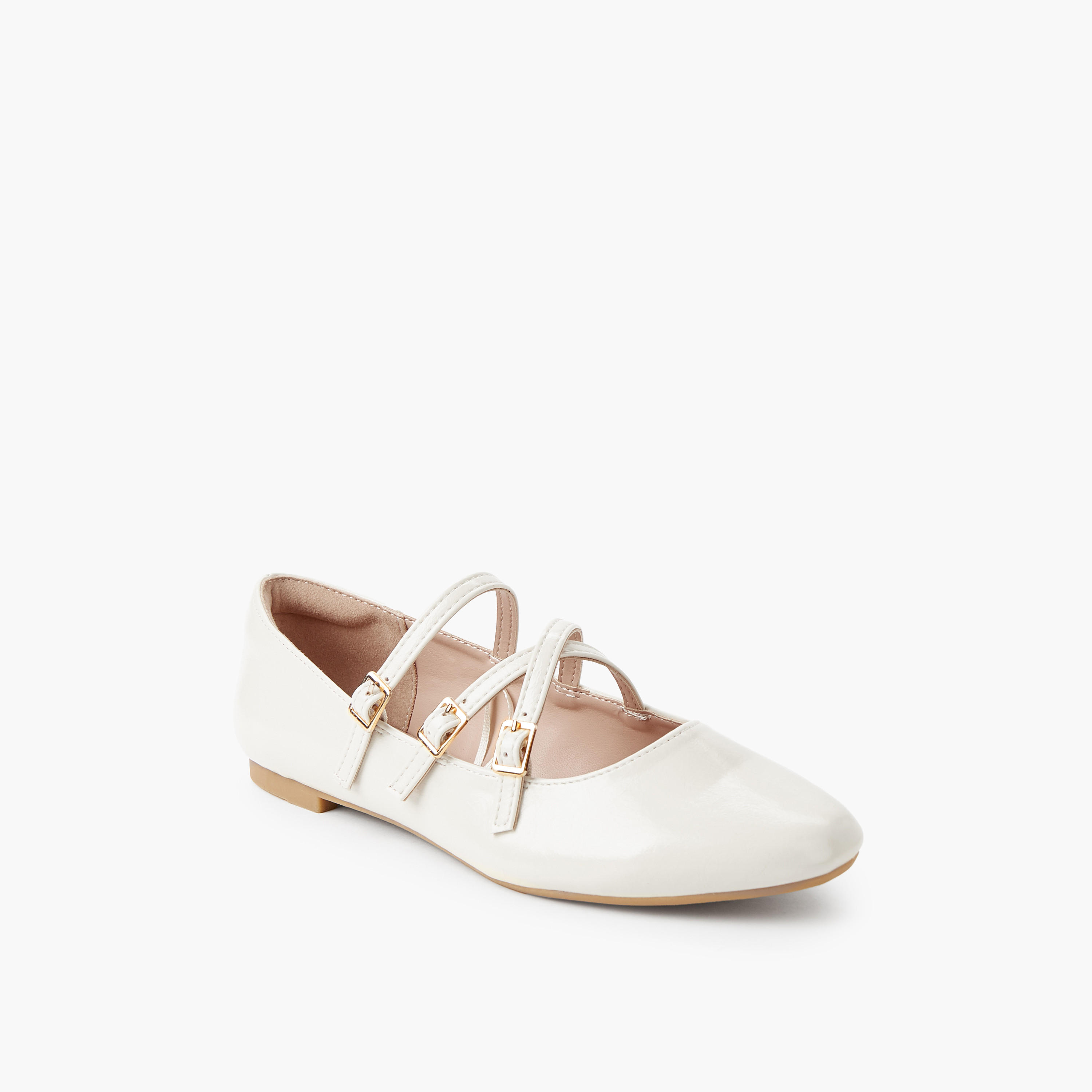 Celeste Women Buckle Closure Ballerina Shoes-women-shoes-ballerinas-image-2