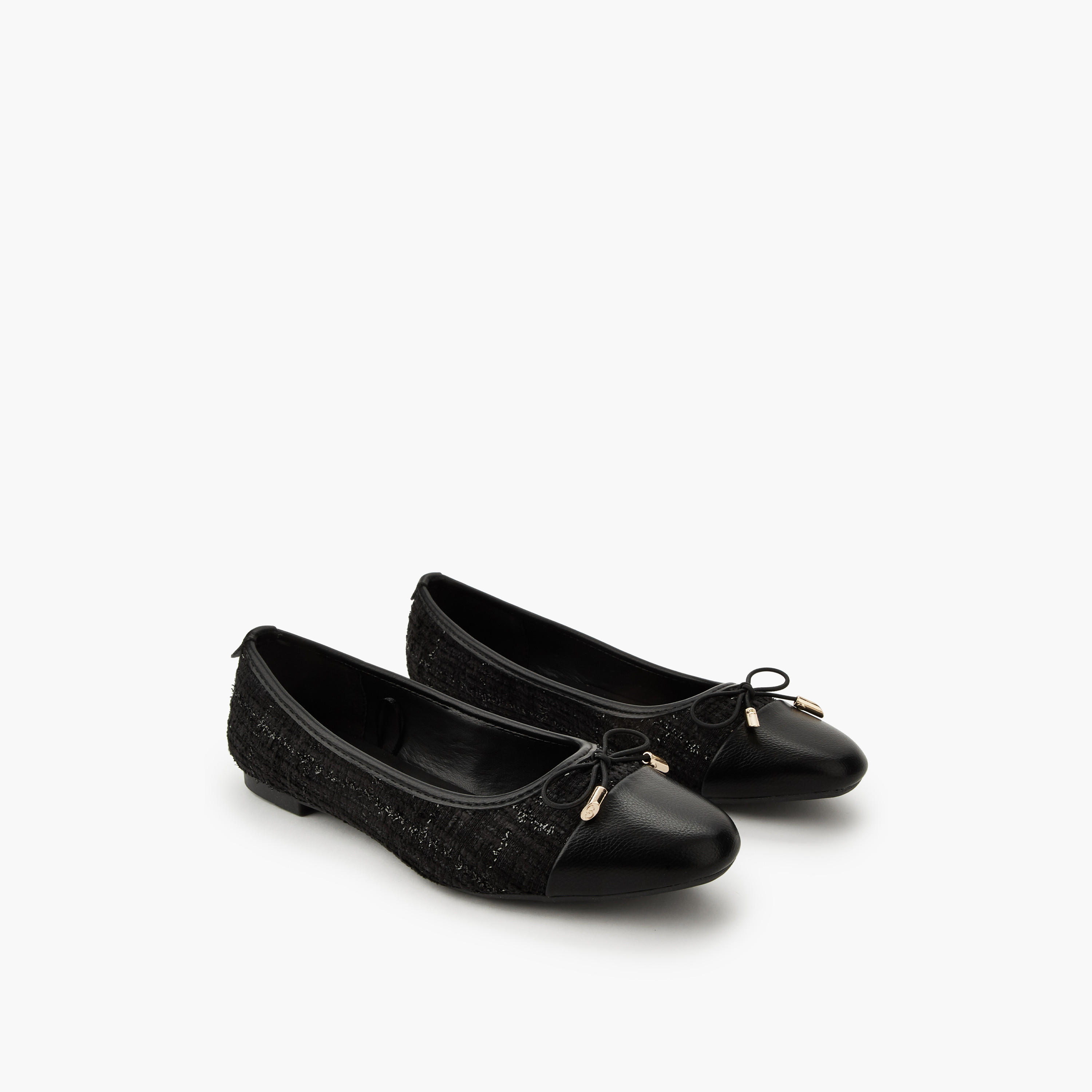 Celeste Women Textured Ballerina Shoes-women-shoes-ballerinas-image-1