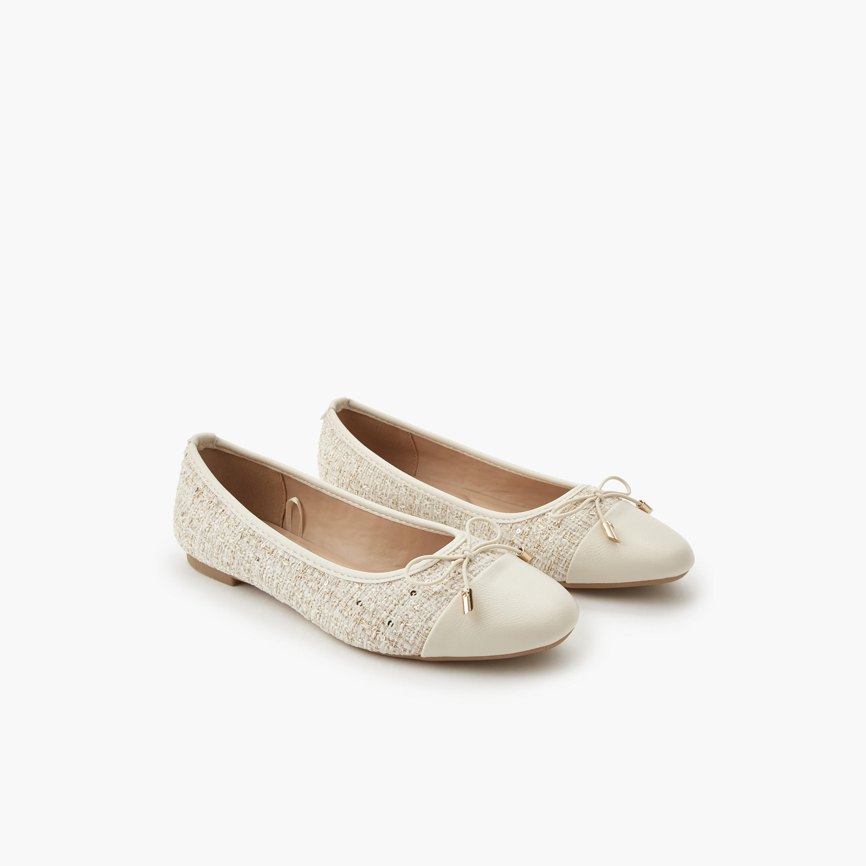 حذاء باليرينا بارز الملمس للنساء من سيليست-women-shoes-ballerinas-image-1