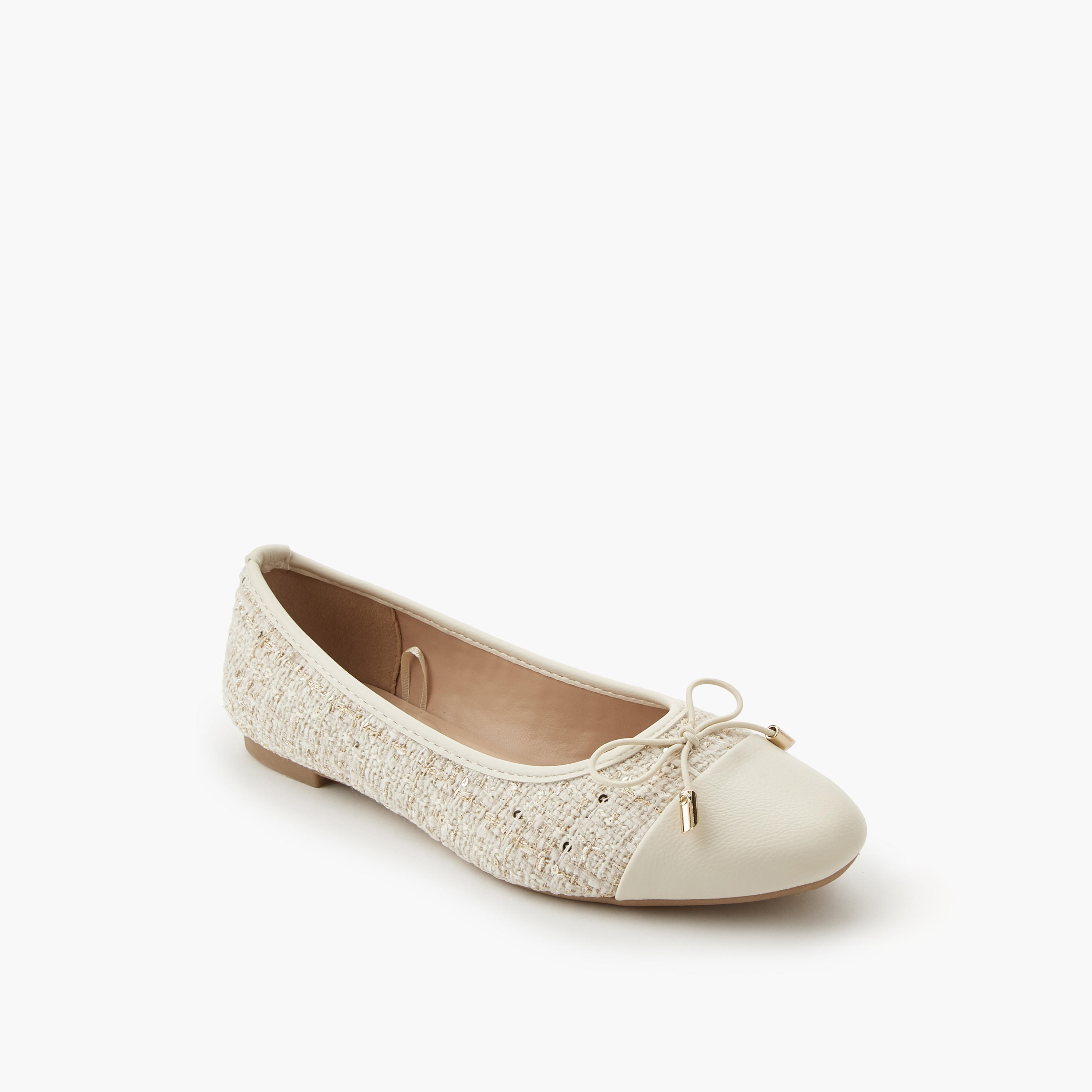 حذاء باليرينا بارز الملمس للنساء من سيليست-women-shoes-ballerinas-image-2