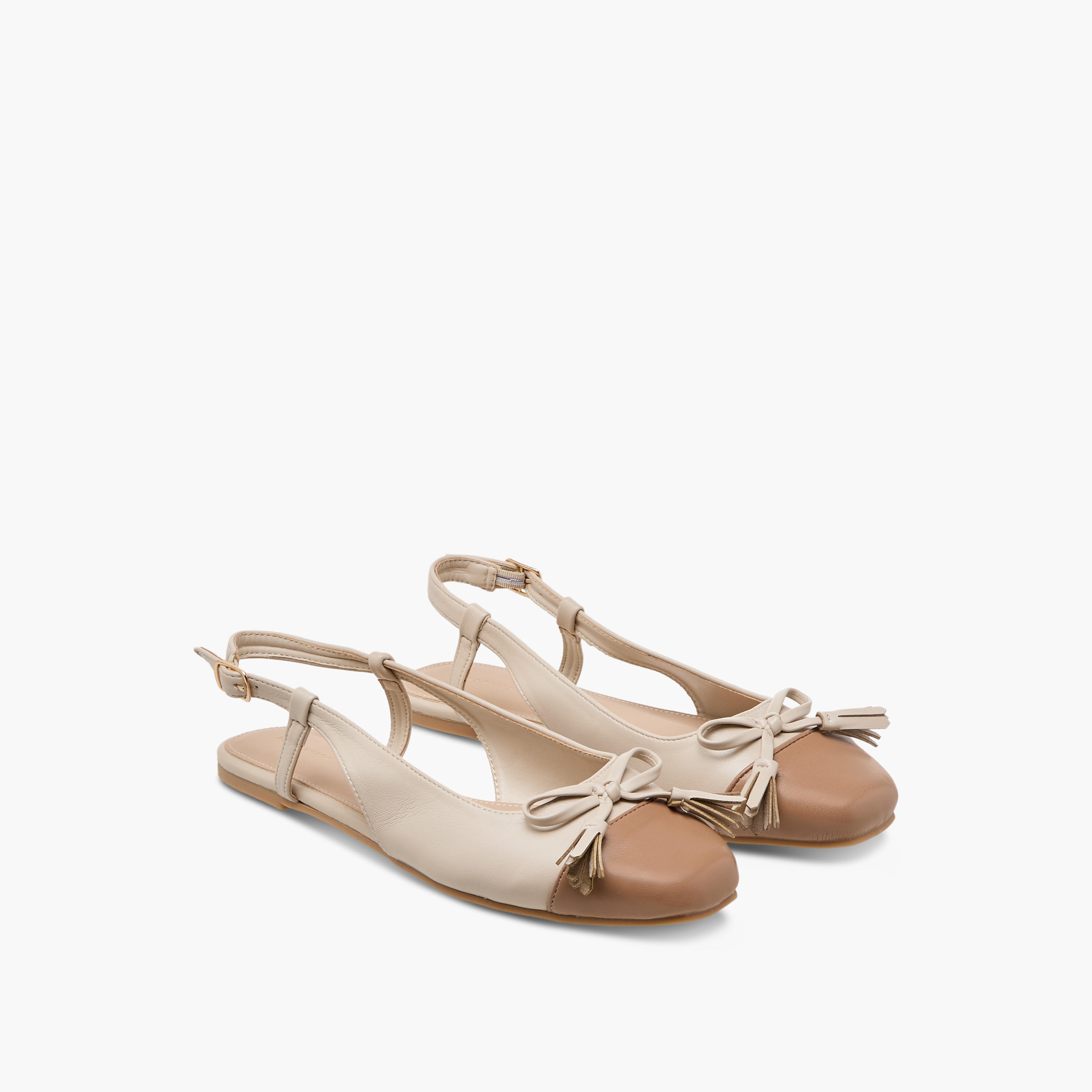 Flora Bella Women Buckle Detail Ballerina Shoes-women-shoes-flats-ballerinas-image-1