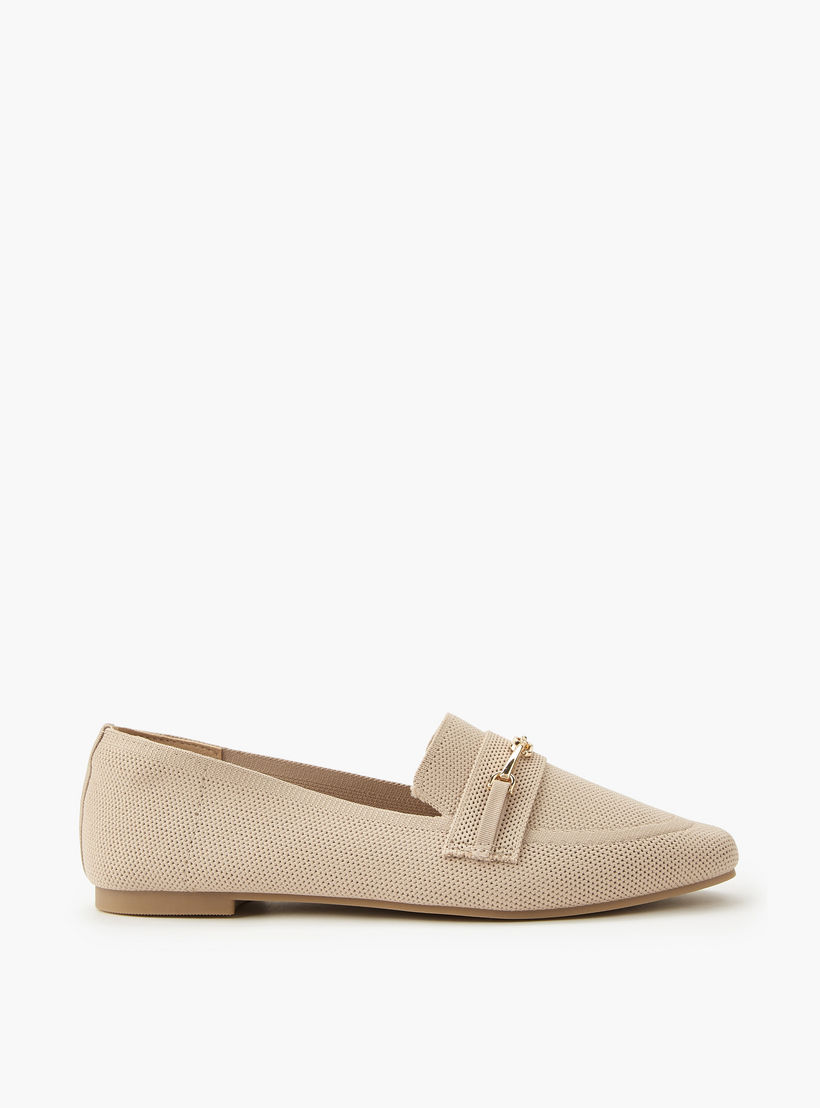 Celeste Women Textured Loafers-women-shoes-flats-loafers-image-3