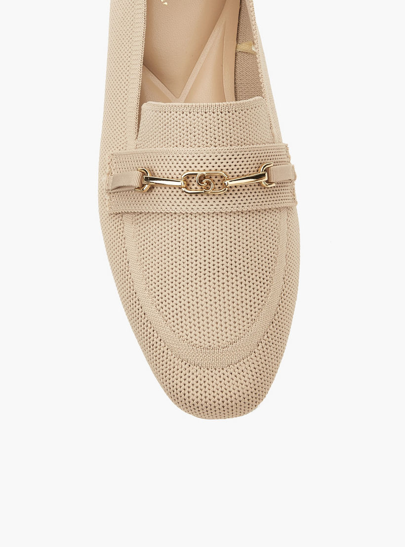 Celeste Women Textured Loafers-women-shoes-flats-loafers-image-4