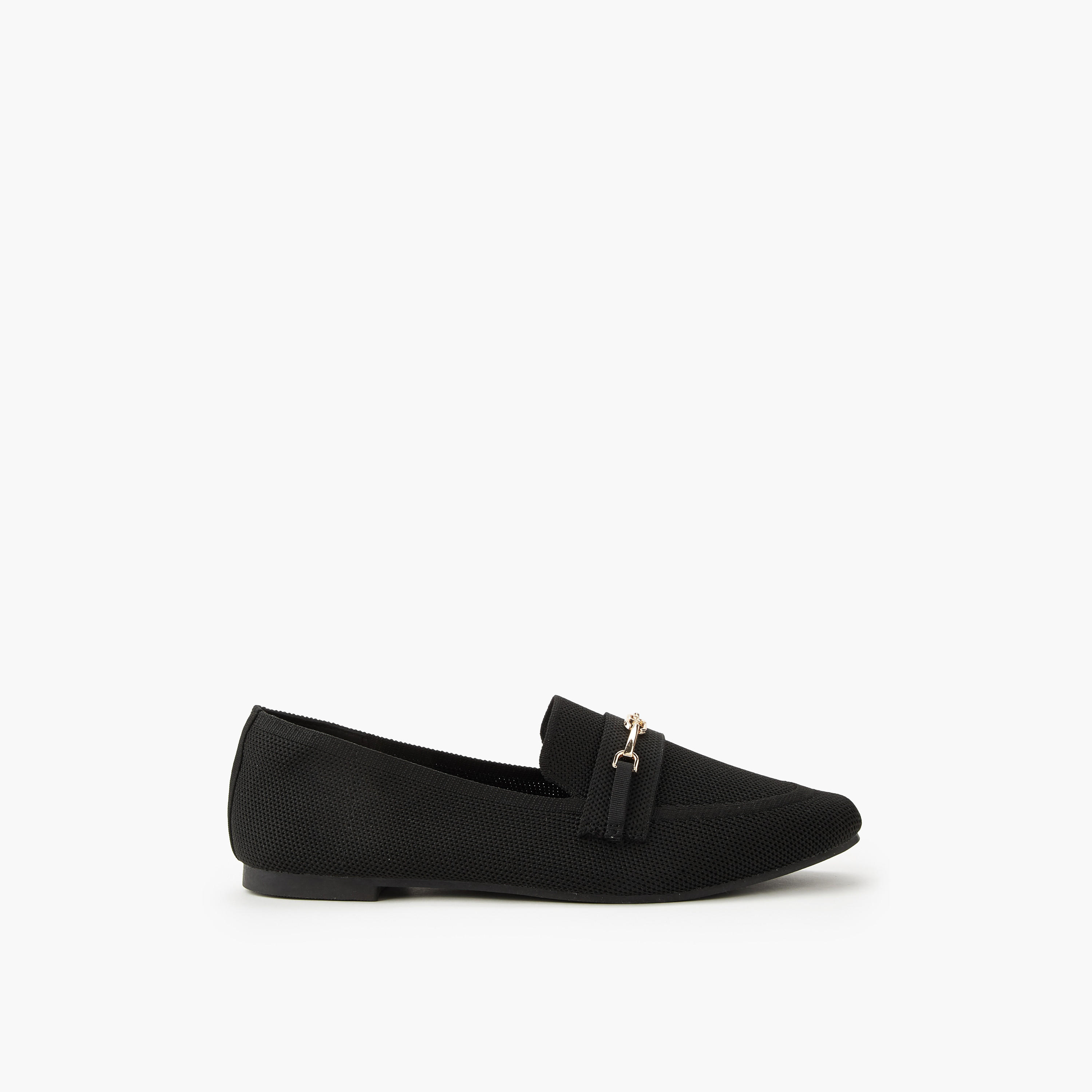 Celeste Women Textured Loafers-women-shoes-flats-loafers-image-3