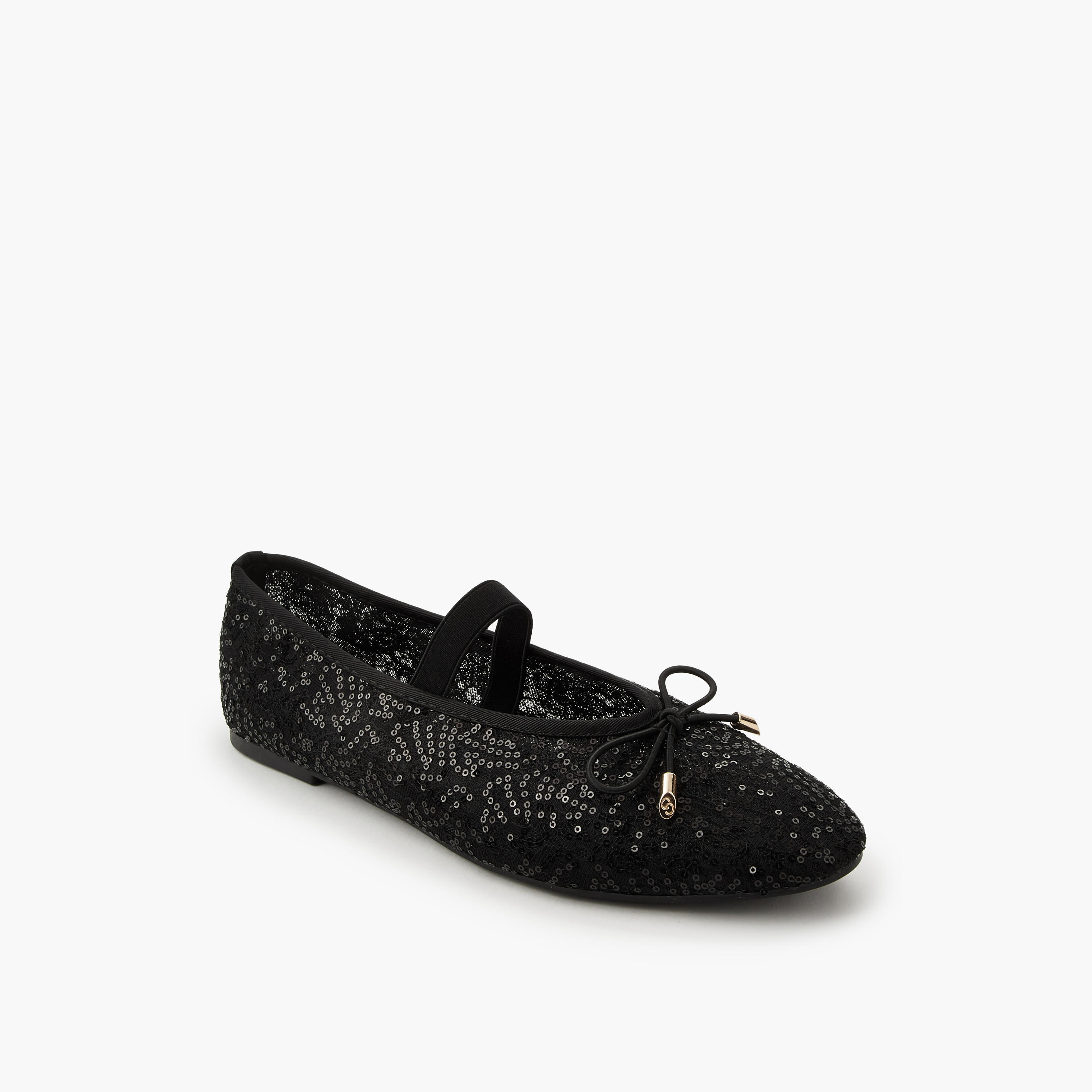 حذاء باليرينا مزين بالترتر للنساء من سيليست-women-shoes-ballerinas-image-2