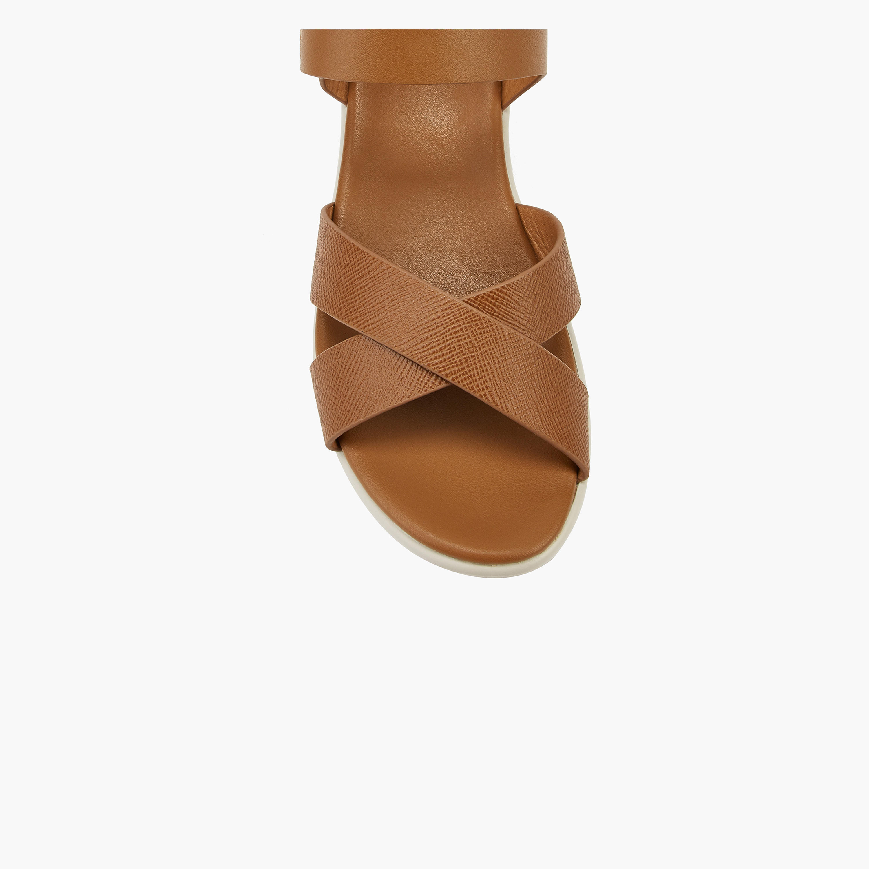 Flora Bella Cross Strap Solid Sandals with Hook and Loop Closure-women-shoes-sandals-heeled-image-4