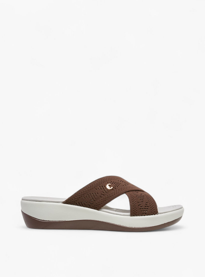 صندل كومفورت بحزام متقاطع للنساء من لو كونفورت-women-shoes-sandals-heeled-image-3