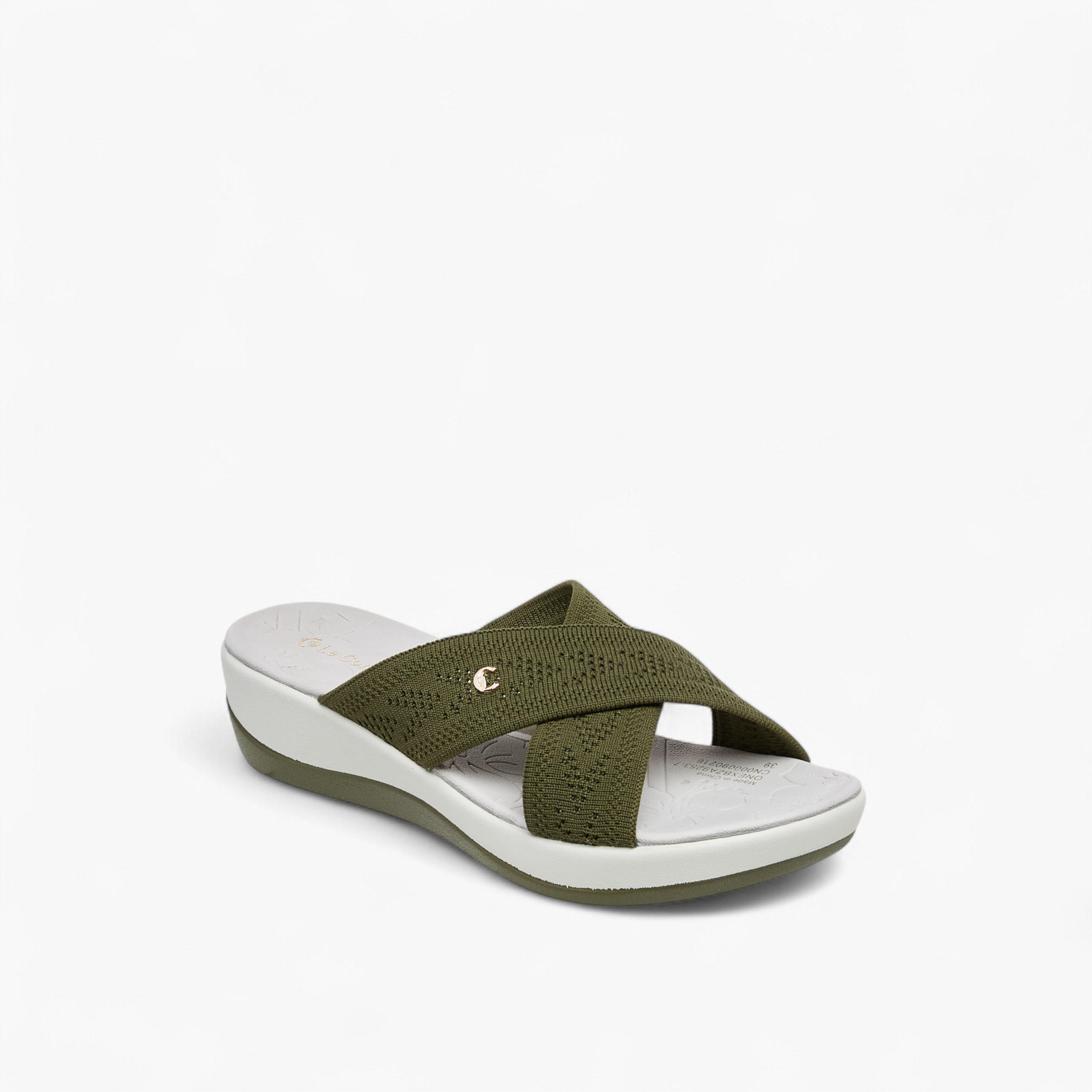 Le Confort Women Cross Strap Comfort Sandals-women-shoes-sandals-heeled-image-2