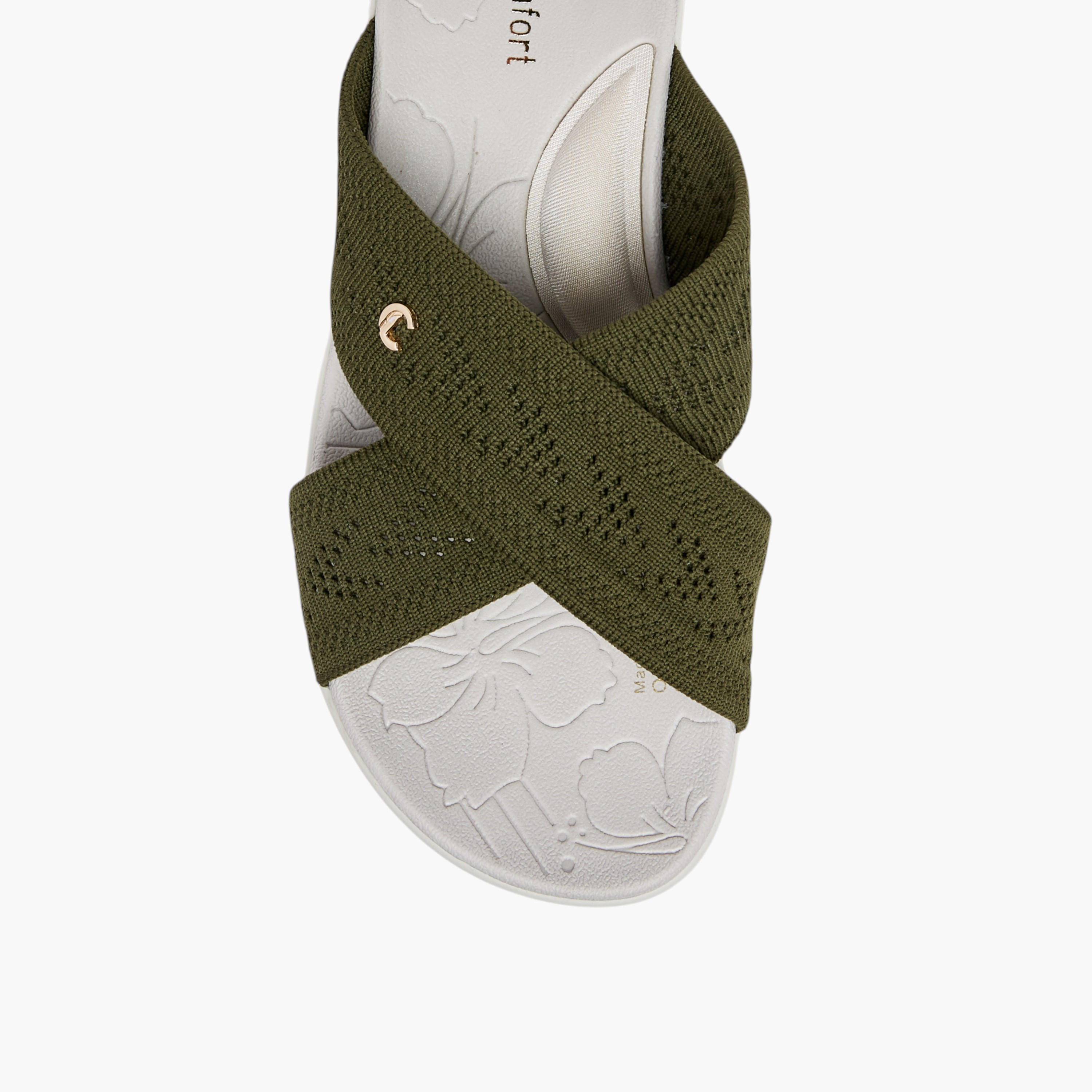 Le Confort Women Cross Strap Comfort Sandals-women-shoes-sandals-heeled-image-4