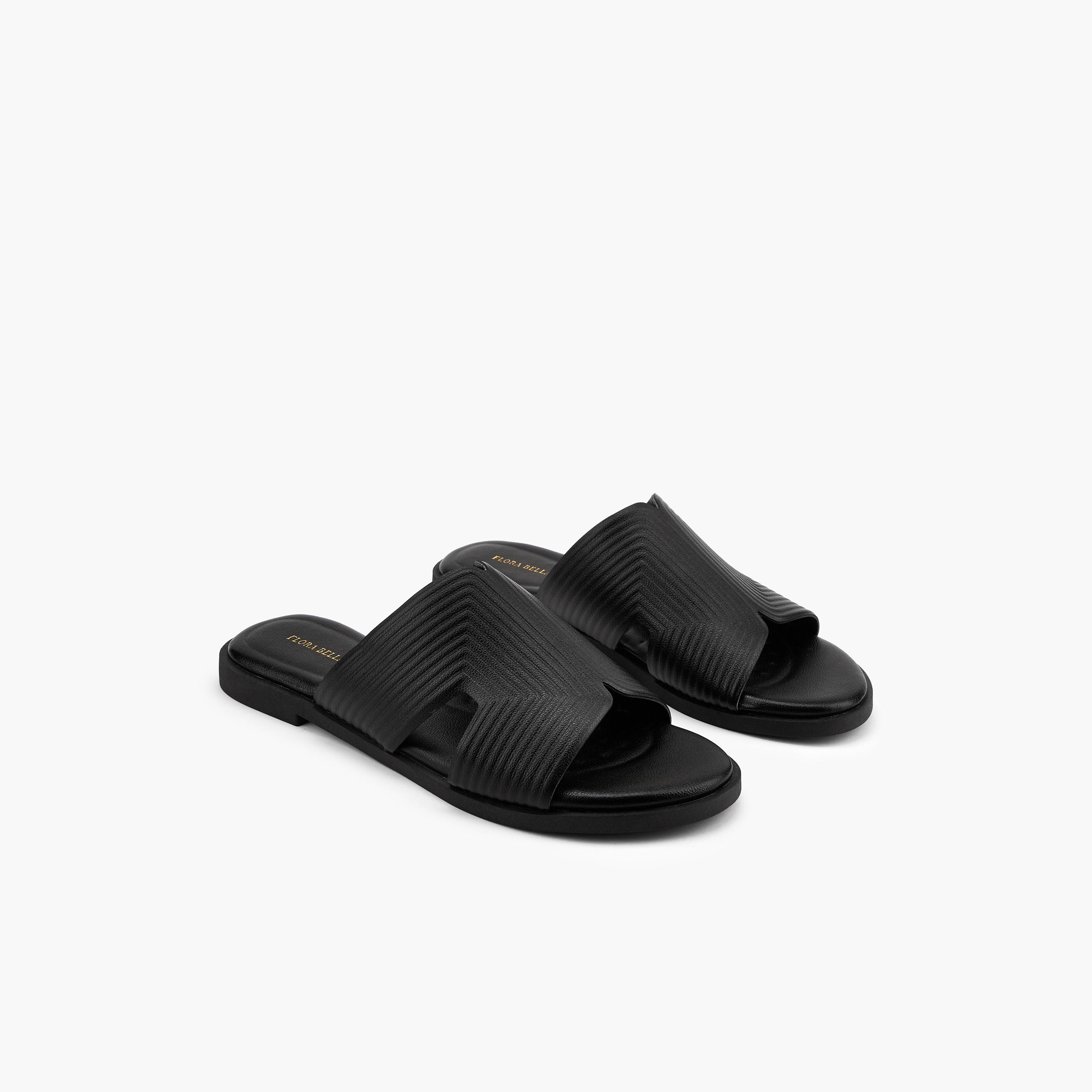 Flora Bella Textured Slip-On Flat Sandals-women-shoes-flats-sandals-image-1