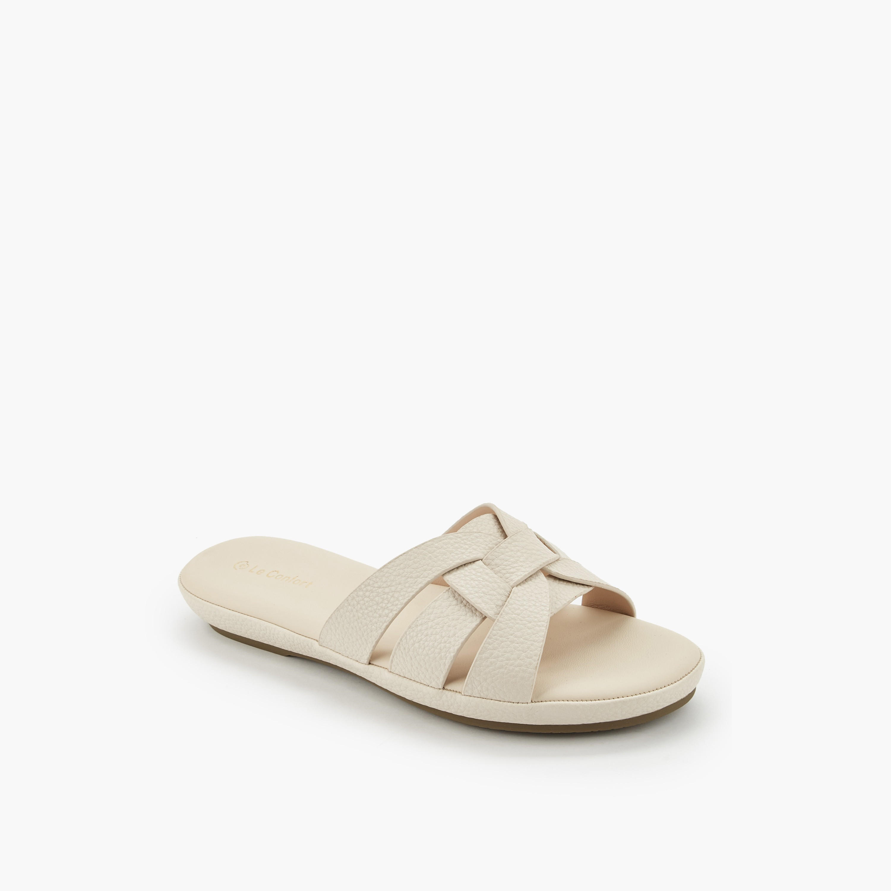 صندل بارز الملمس وسهل الارتداء للنساء من لو كونفورت-women-shoes-sandals-flats-image-2