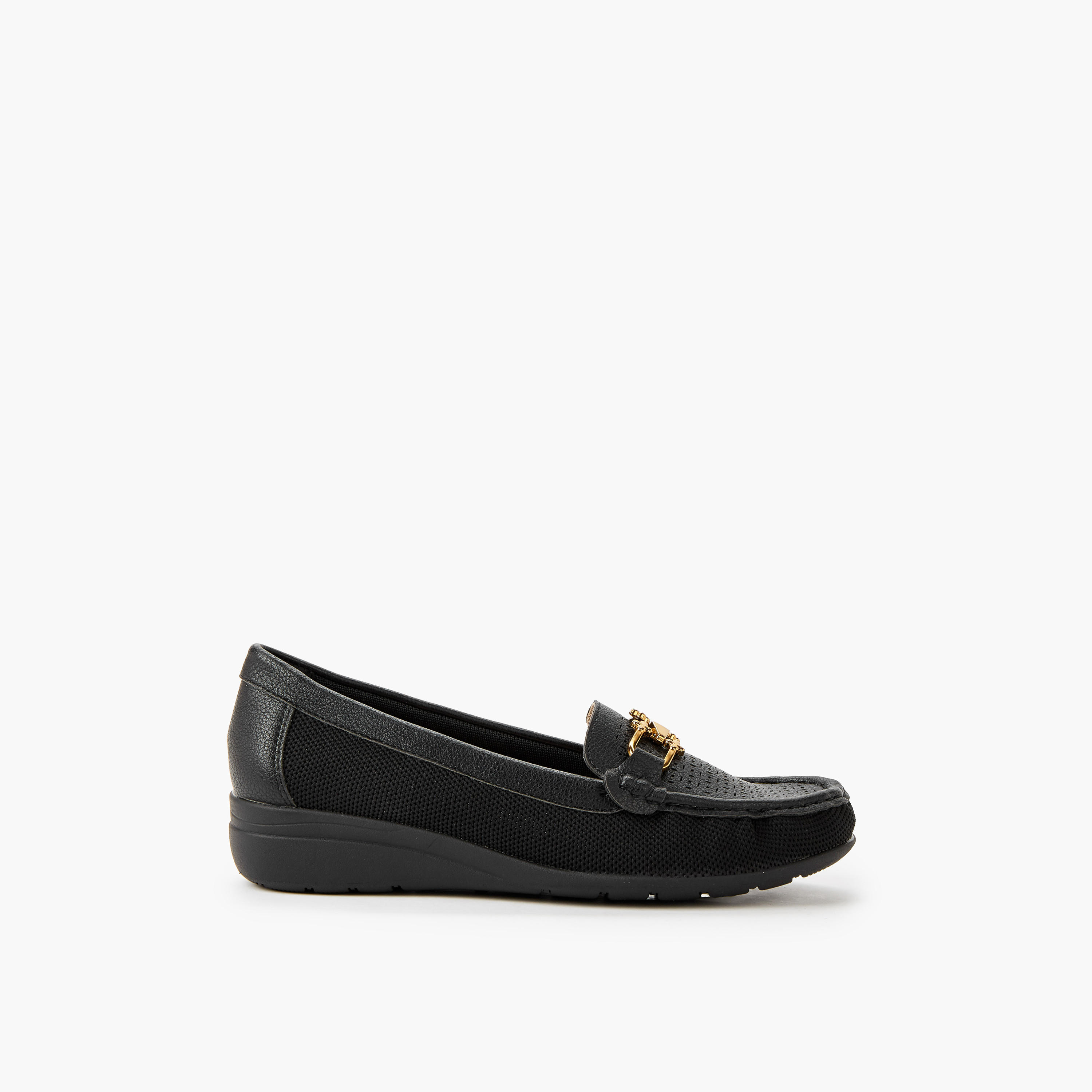 Le Confort Women Perforated Detail Loafers-women-shoes-heels-image-3