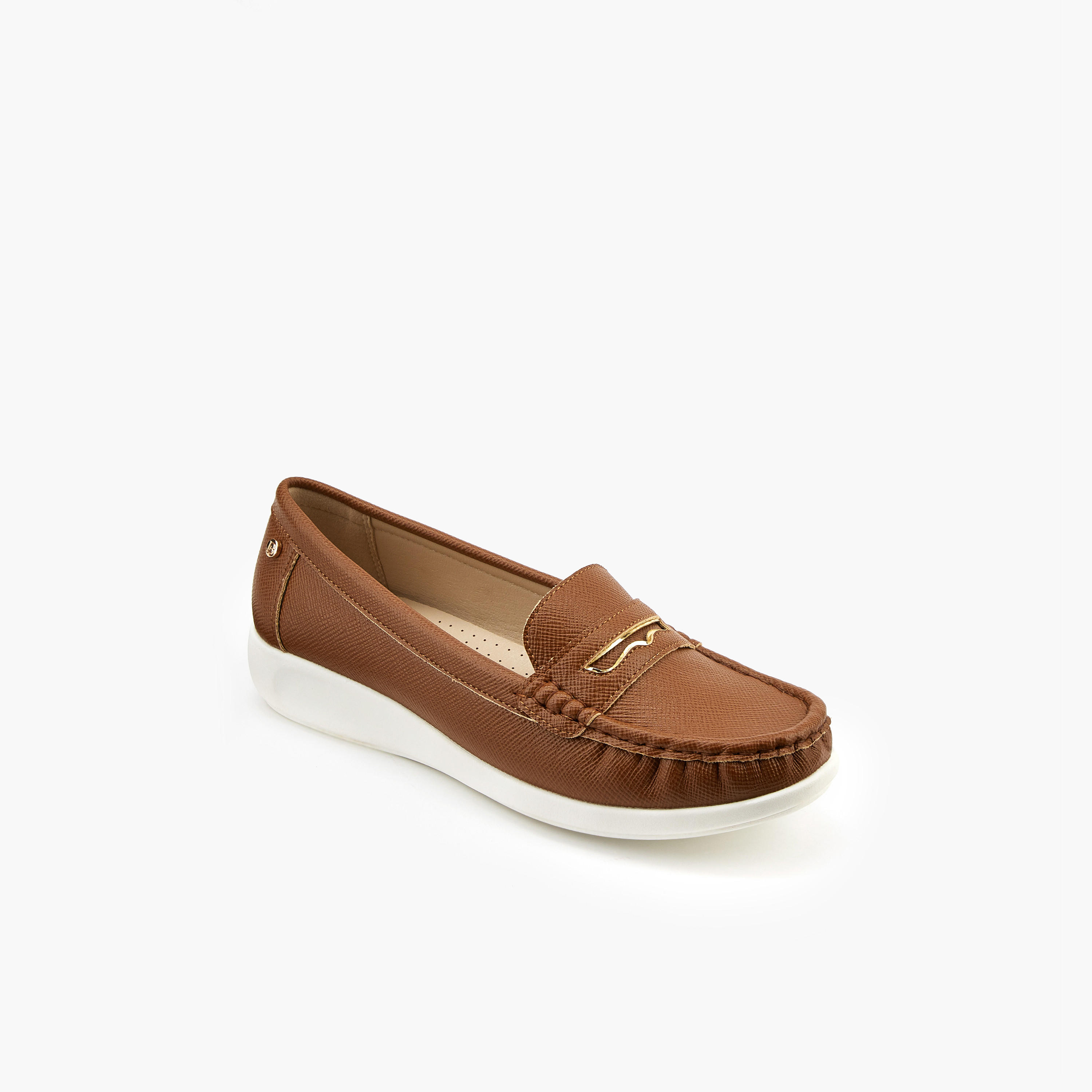 Flora Bella Textured Slip-On Loafers-women-shoes-loafersandmoccasins-image-3