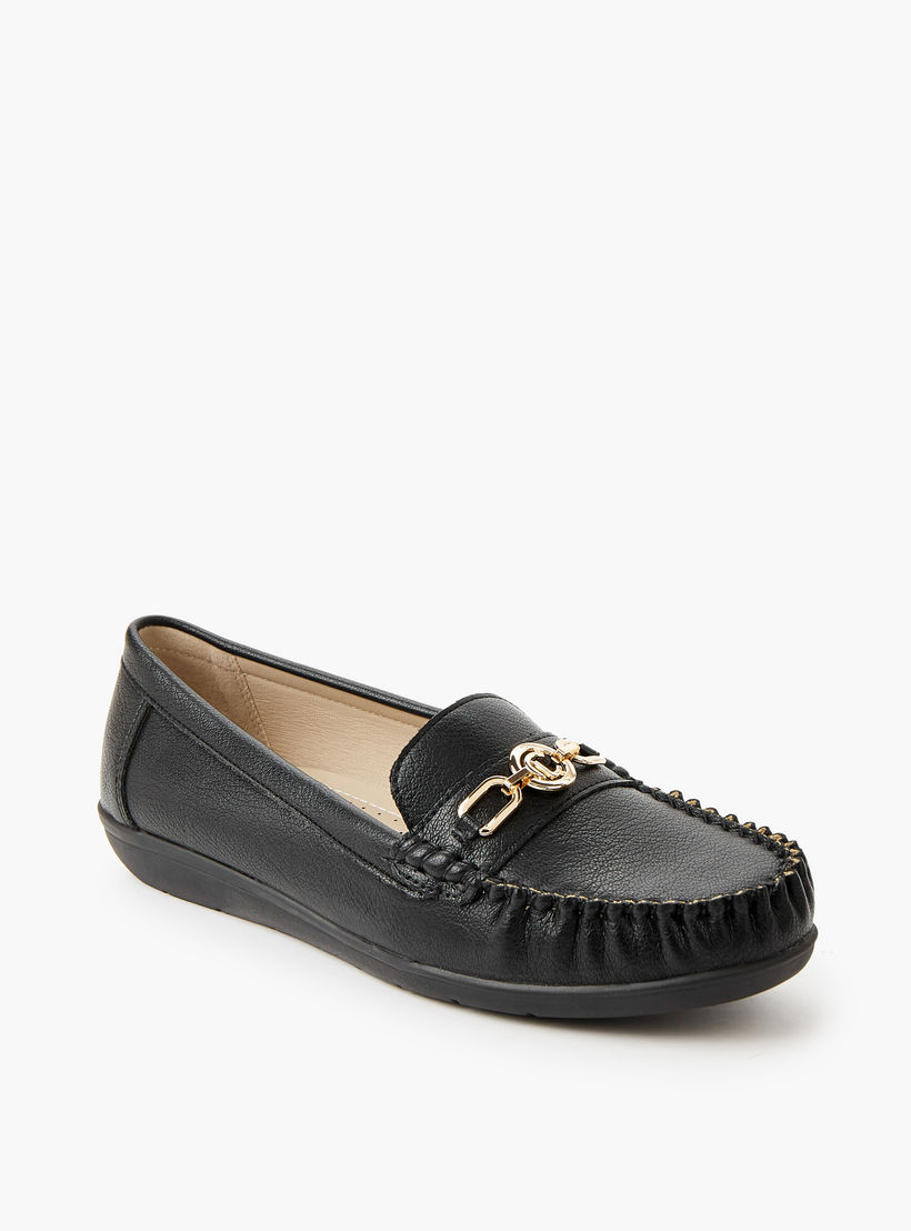 Le Confort Women Metal Accent Loafers-women-shoes-loafersandmoccasins-image-2