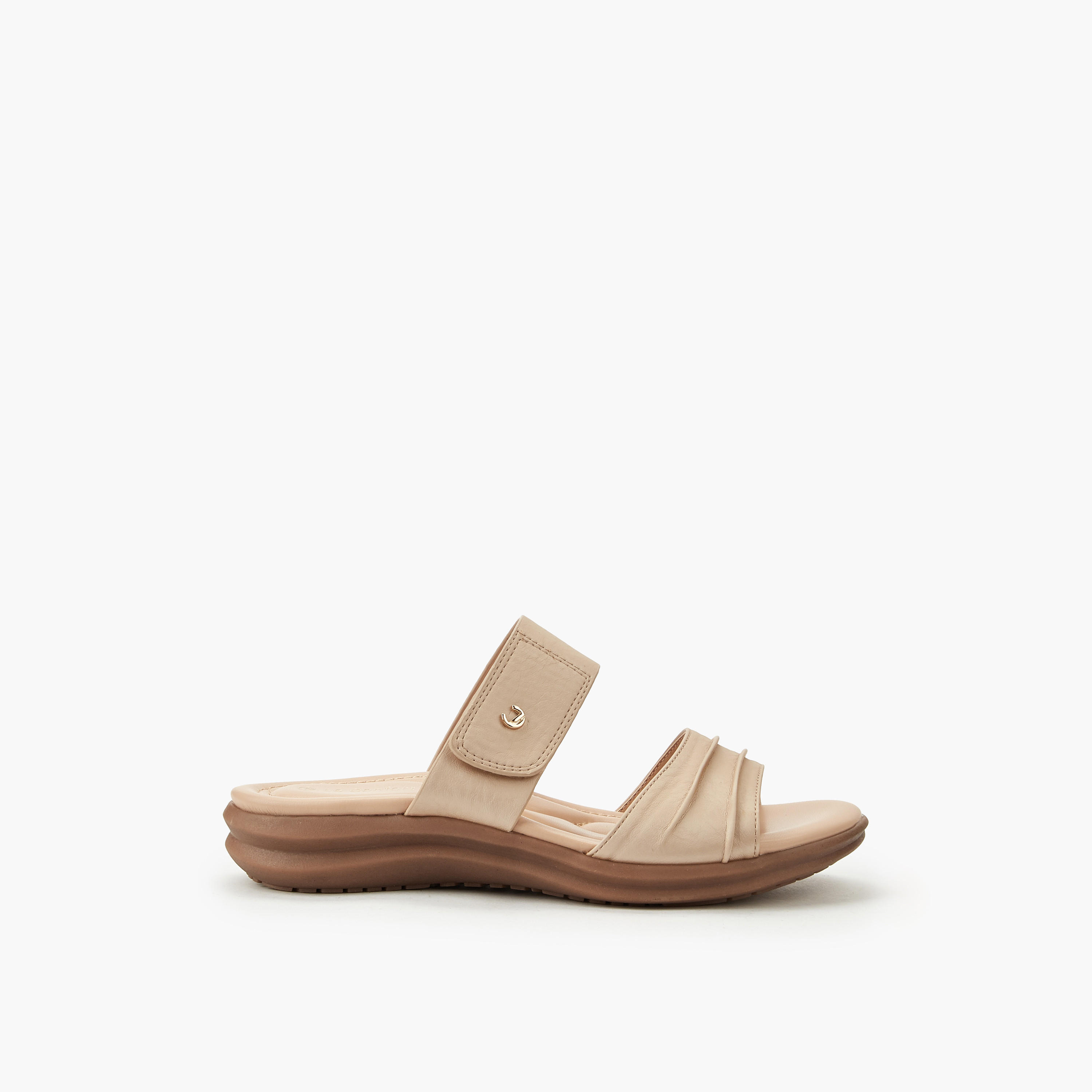 Le Confort Women Hook & Loop Slide Sandals-women-shoes-flats-sandals-image-2