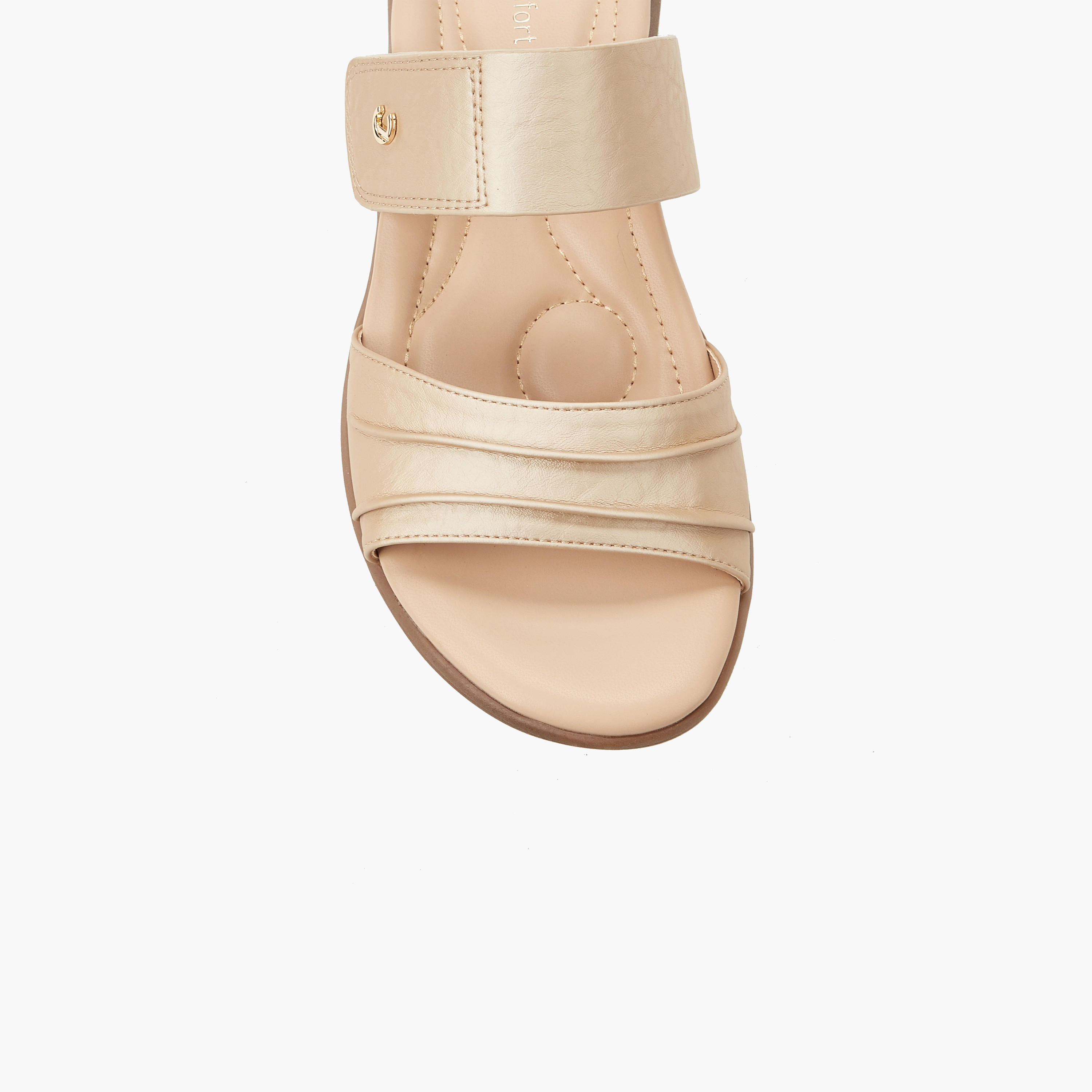 Le Confort Women Hook & Loop Slide Sandals-women-shoes-flats-sandals-image-5