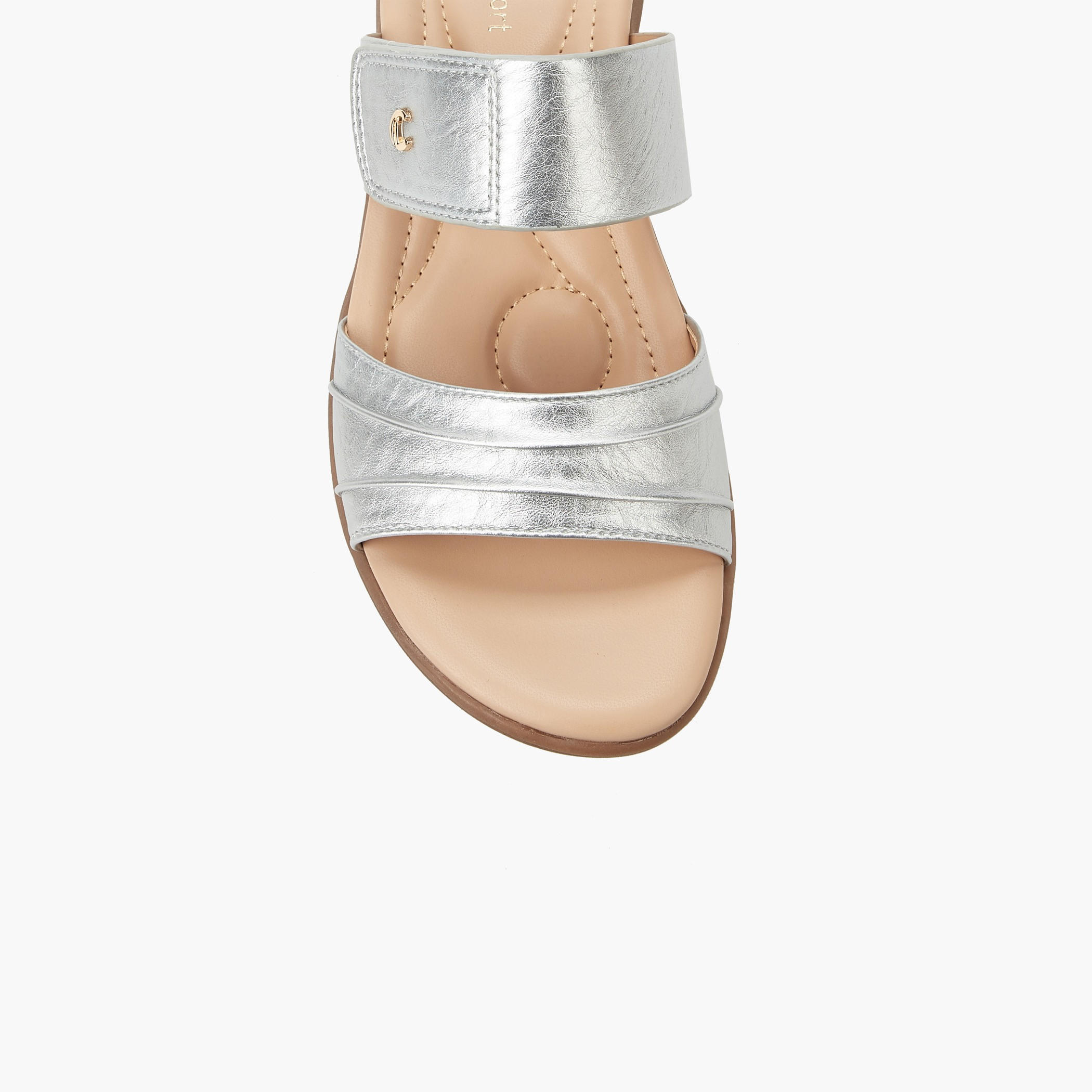 Le Confort Women Hook & Loop Slide Sandals-women-shoes-flats-sandals-image-4