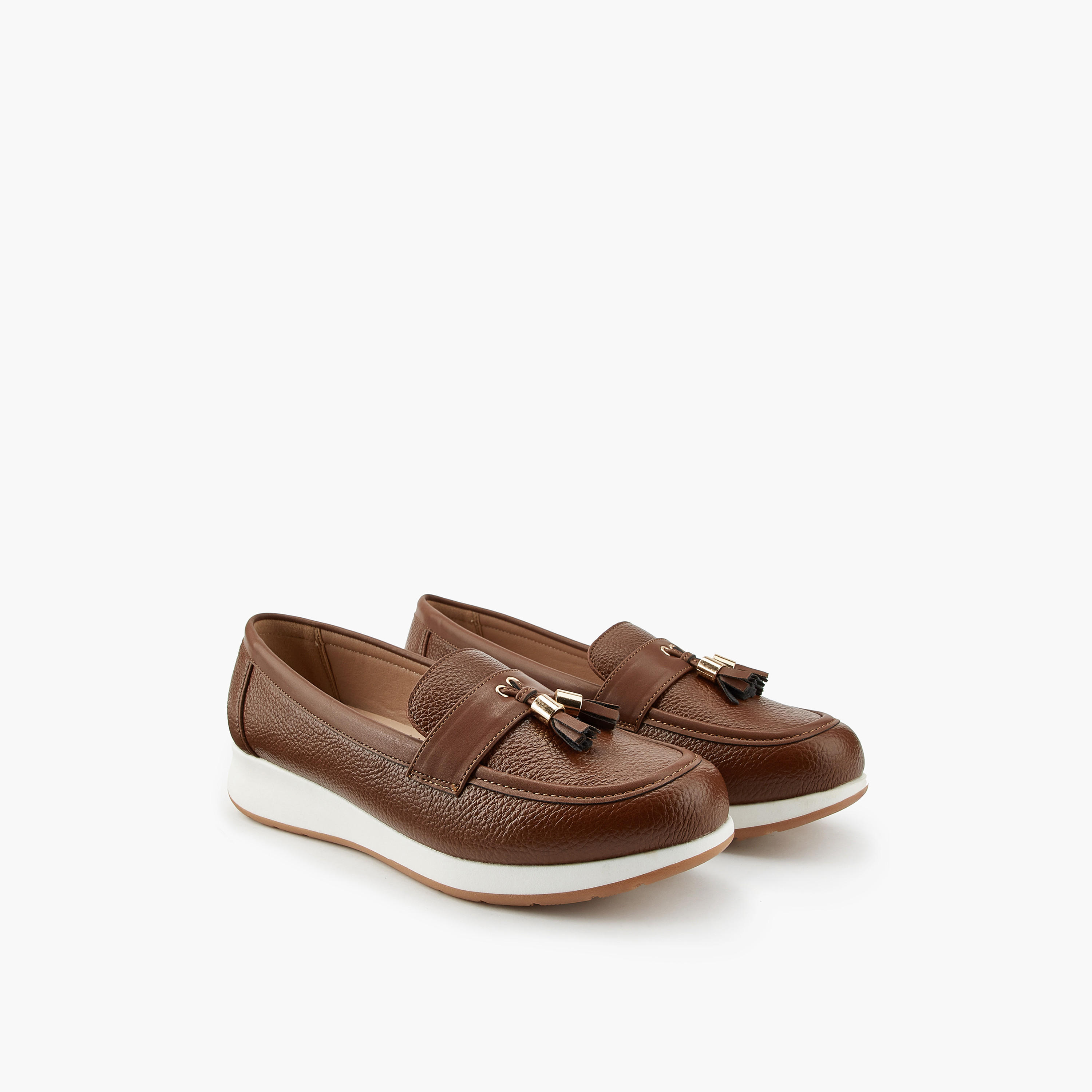 Flora Bella Women's Tassel Accent Slip-On Loafers-women-shoes-flats-loafers-image-1