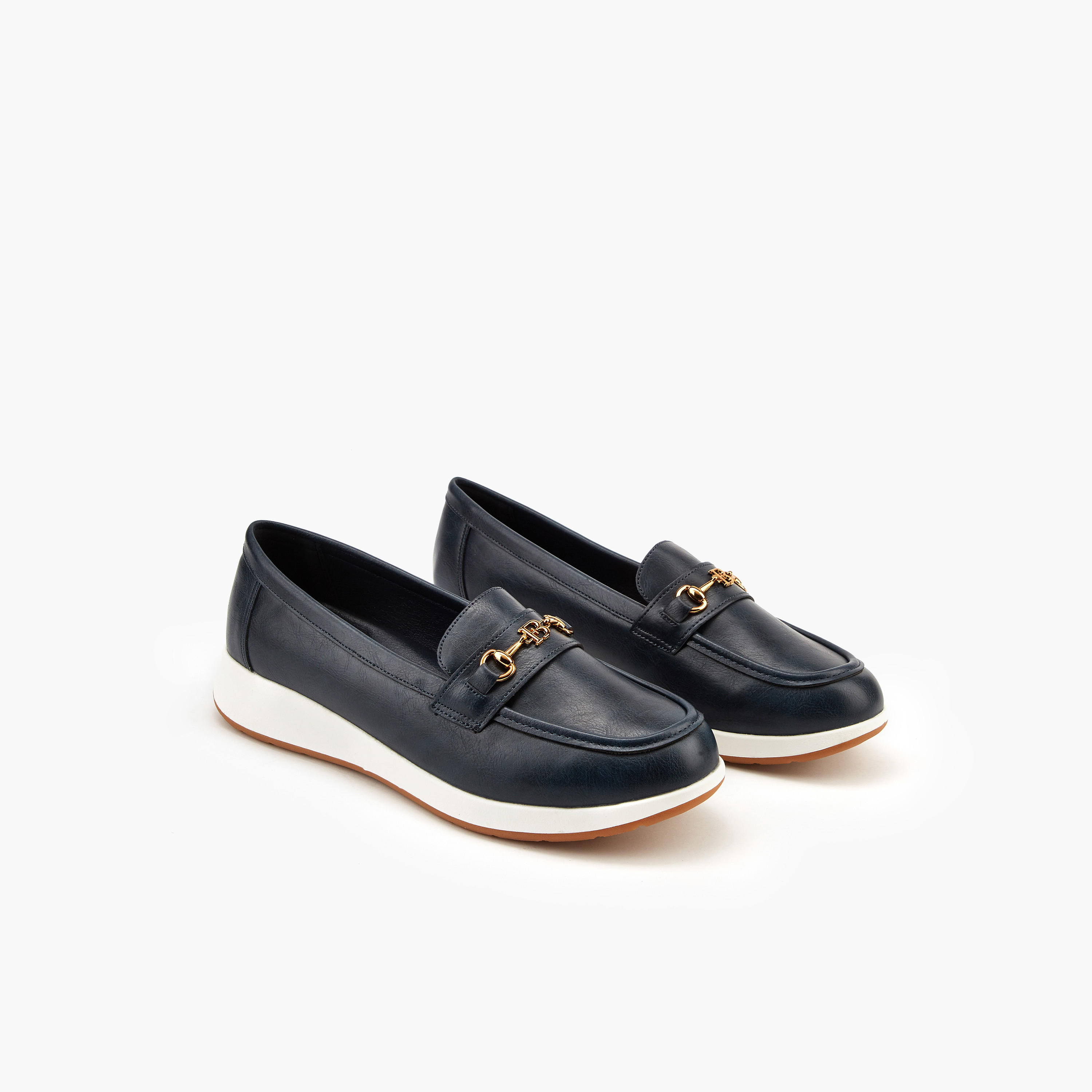 Flora Bella Metal Accent Slip-On Loafers-women-shoes-loafersandmoccasins-image-1