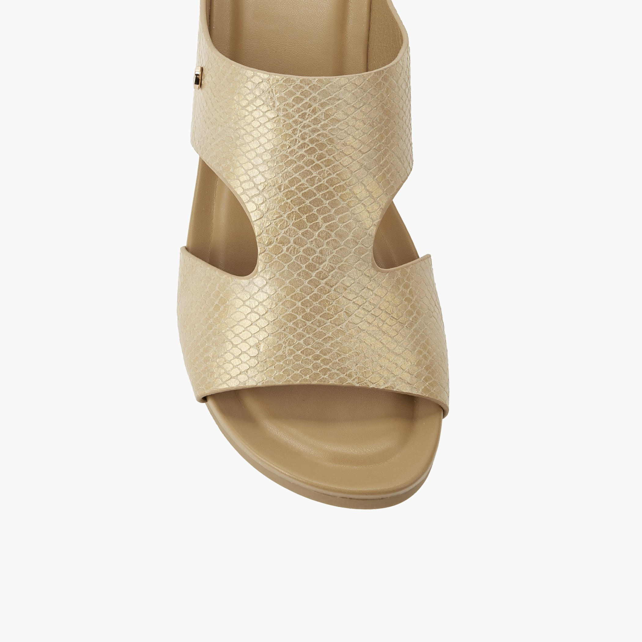 صندل بارز الملمس بكعب ويدج للنساء من فلورا بيلا-women-shoes-sandals-heeled-image-4