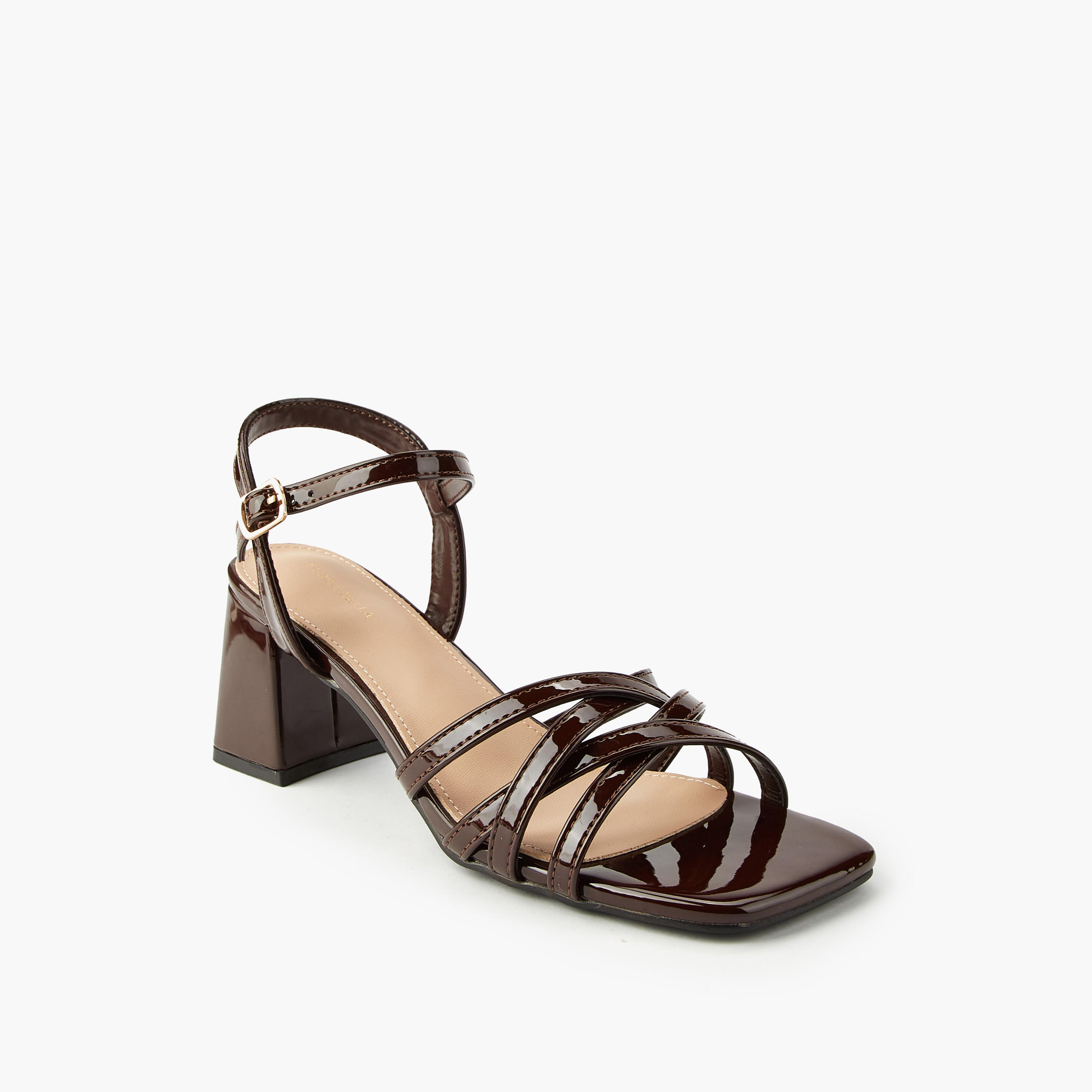 صندل بكعب سميك وإبزيم إغلاق للنساء من فلورا بيلا-women-shoes-sandals-heeled-image-3