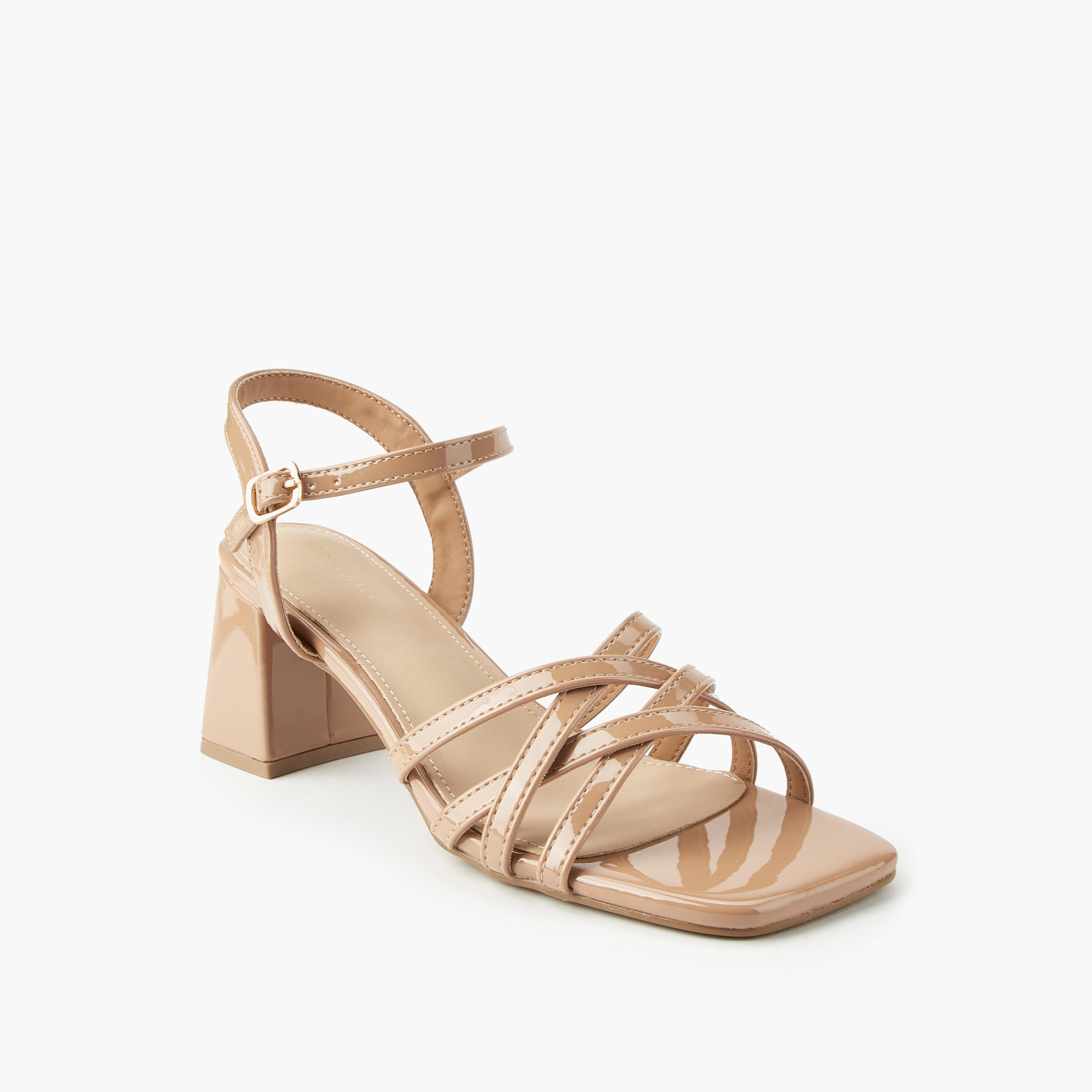 صندل بكعب سميك وإبزيم إغلاق للنساء من فلورا بيلا-women-shoes-sandals-heeled-image-3