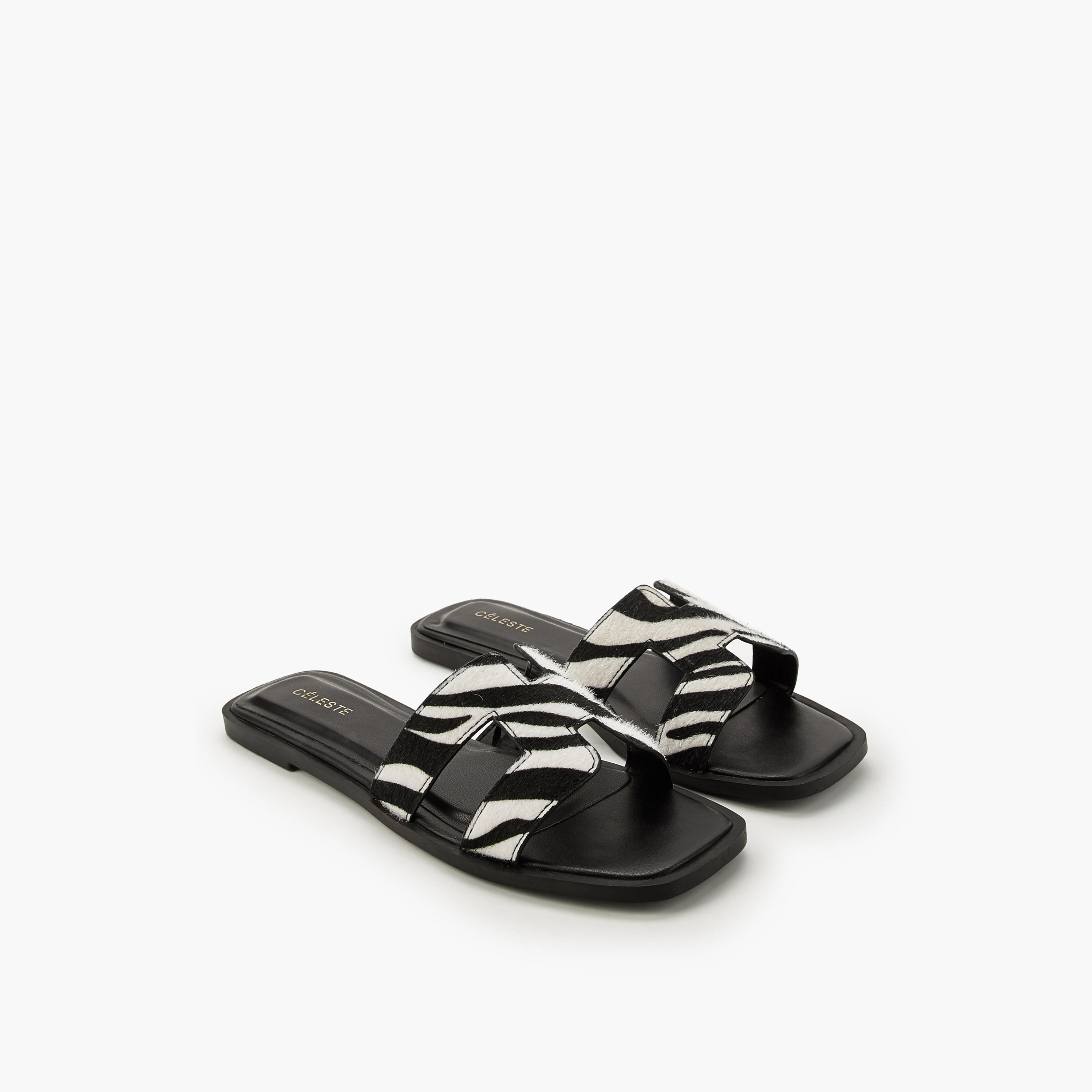 Celeste Women Animal Print Sandals-women-shoes-flats-sandals-image-1