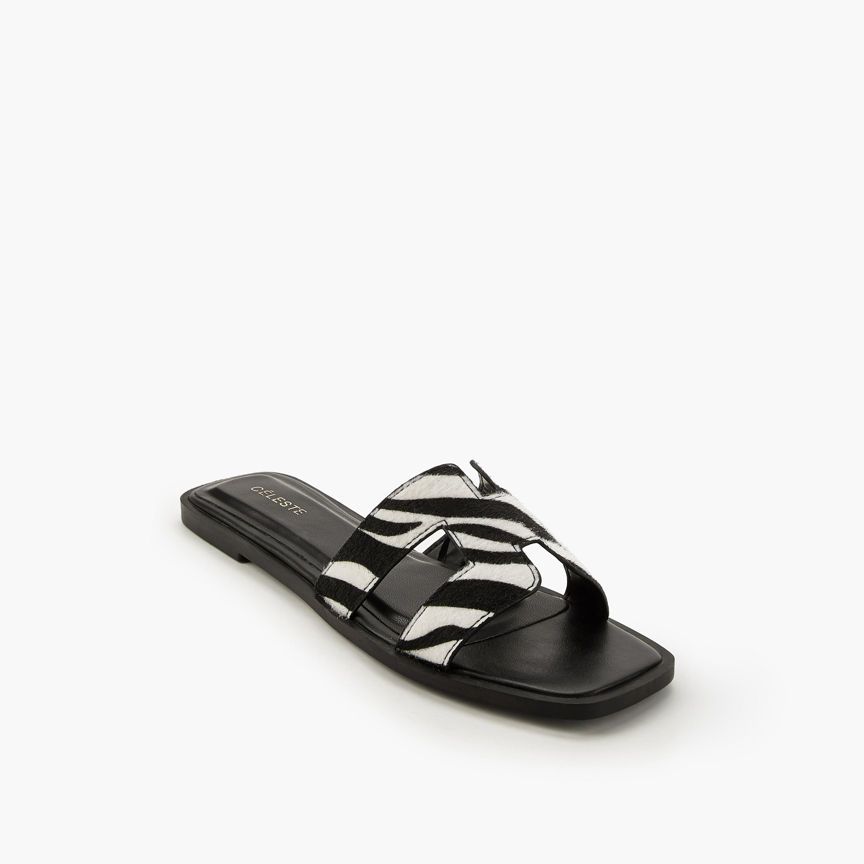 Celeste Women Animal Print Sandals-women-shoes-flats-sandals-image-2
