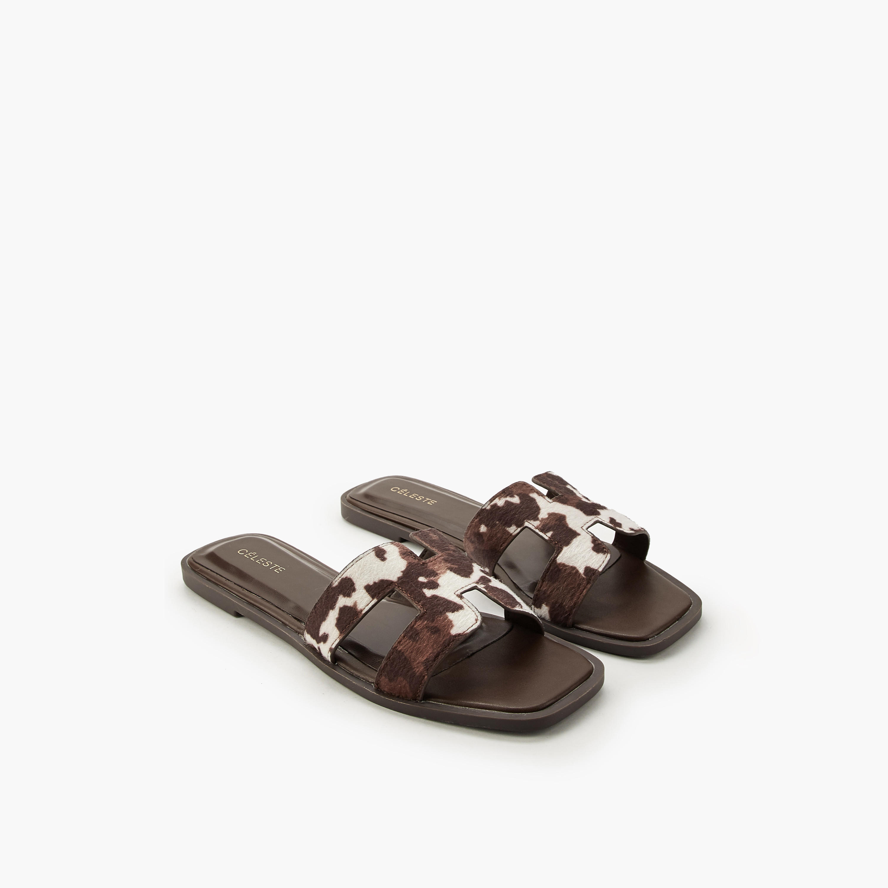 Celeste Women Animal Print Sandals-women-shoes-flats-sandals-image-1