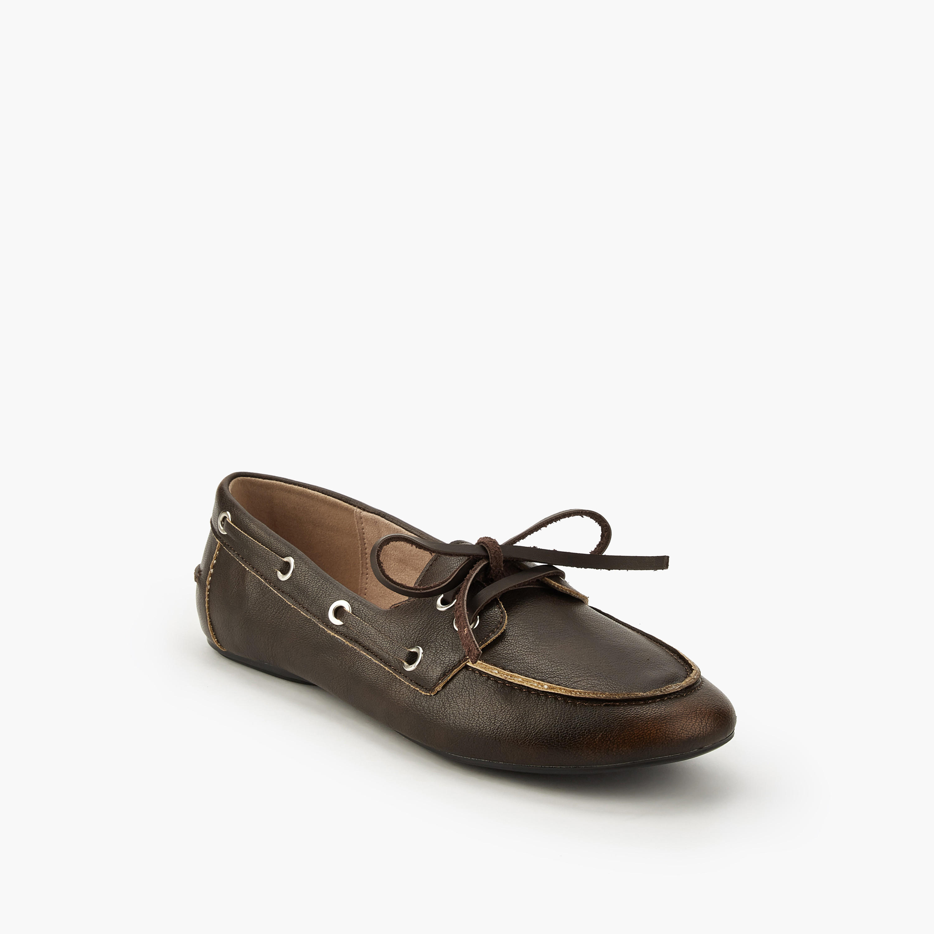 Celeste Women Lace-Up Detail Loafers-women-shoes-flats-loafers-image-2