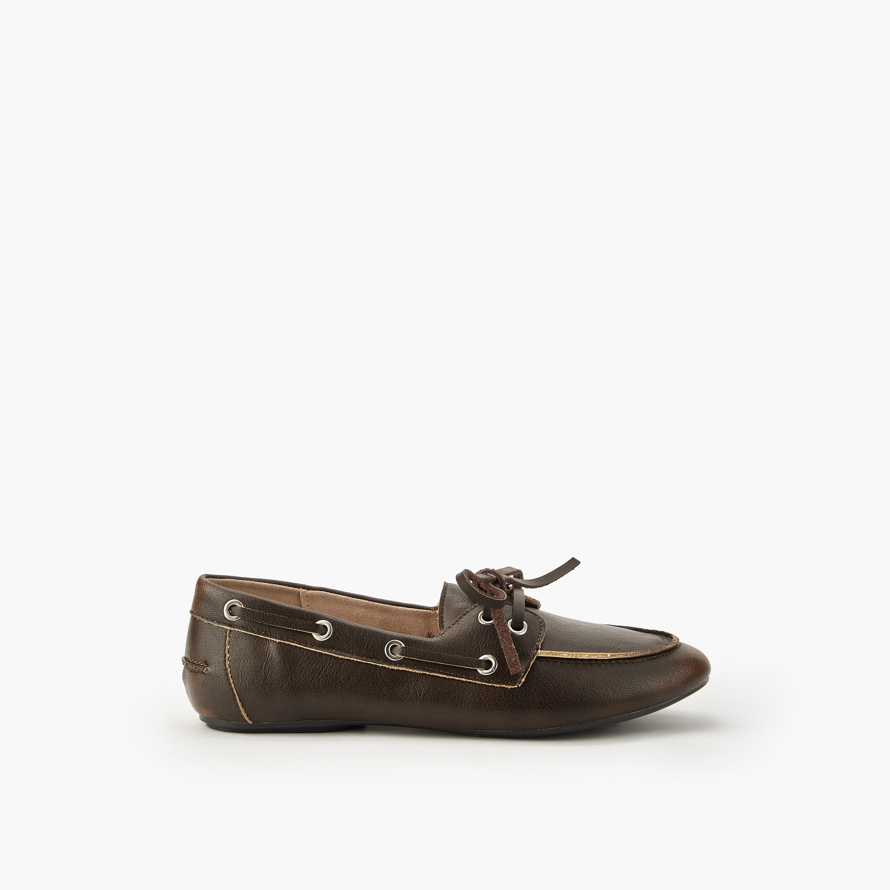 Celeste Women Lace-Up Detail Loafers-women-shoes-flats-loafers-image-3