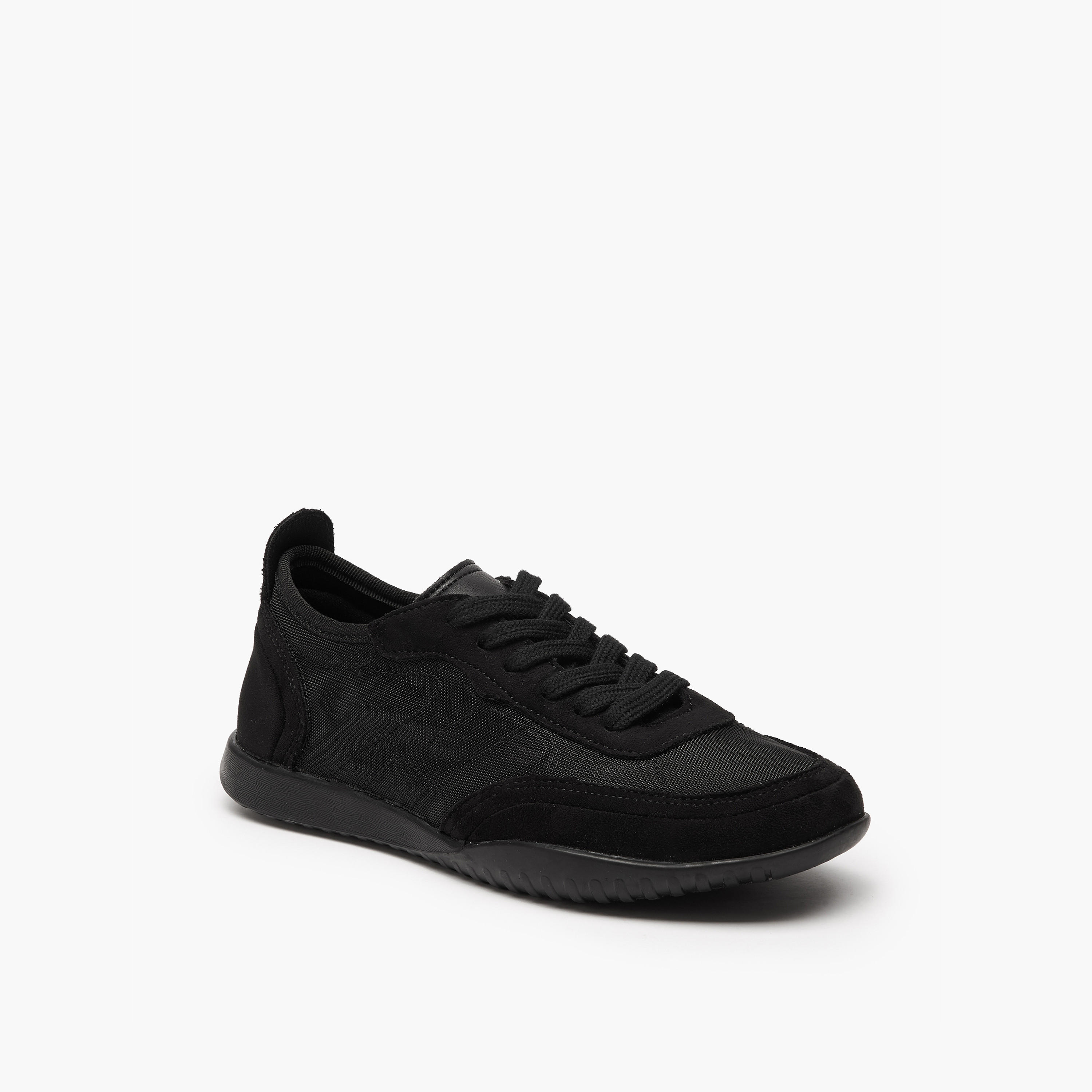 Flora Bella Women Panelled Lace-Up Sneakers-women-shoes-sneakers-image-3