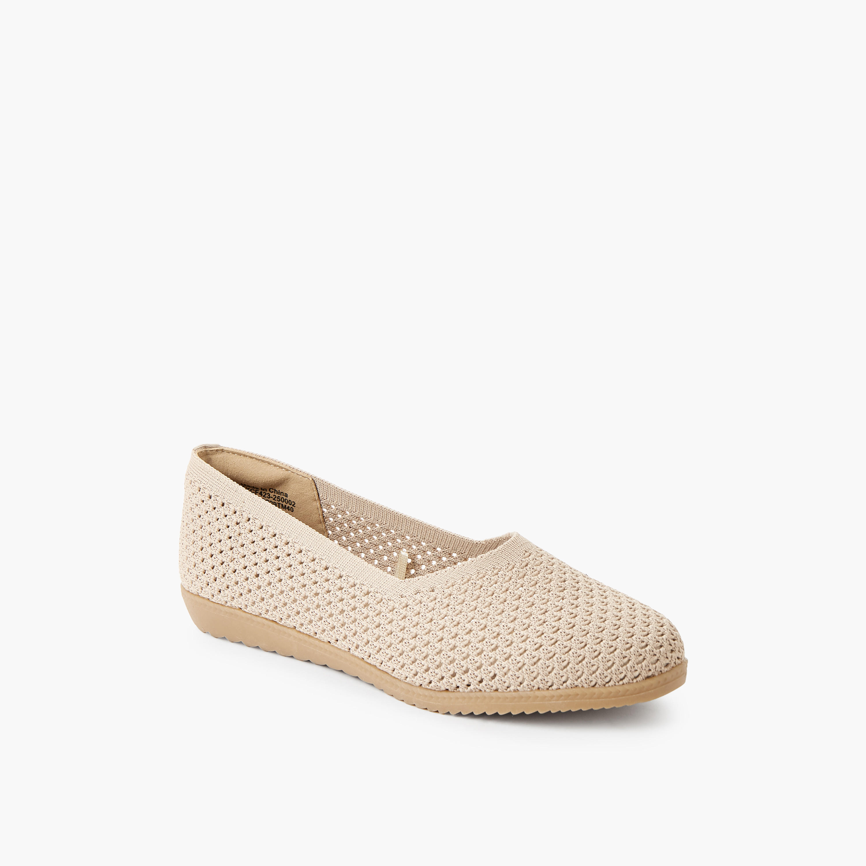 Flora Bella Women Knit Textured Ballerina Shoes-women-shoes-flats-ballerinas-image-2