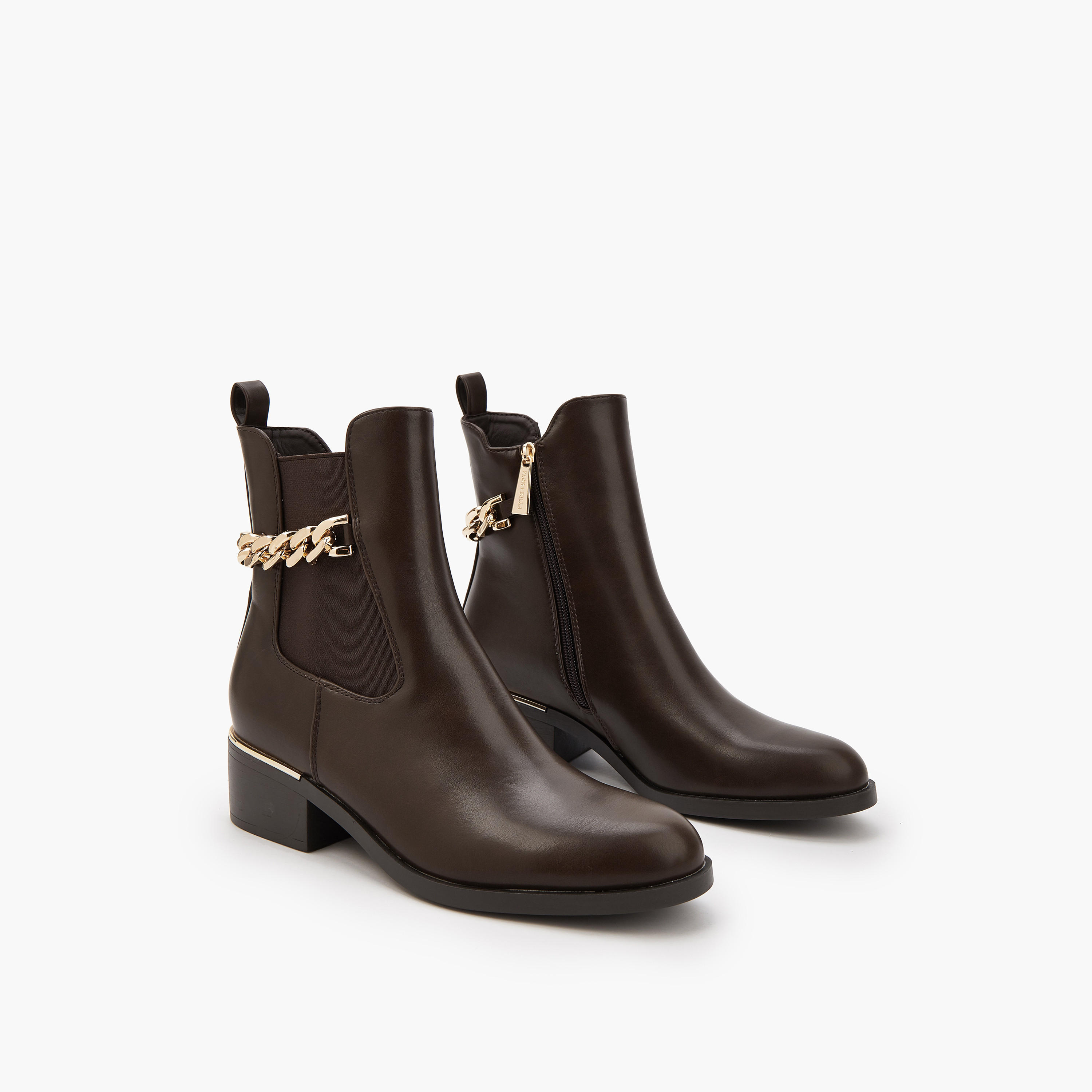 Flora Bella Women's Block Heel Ankle Boots-women-shoes-boots-image-1
