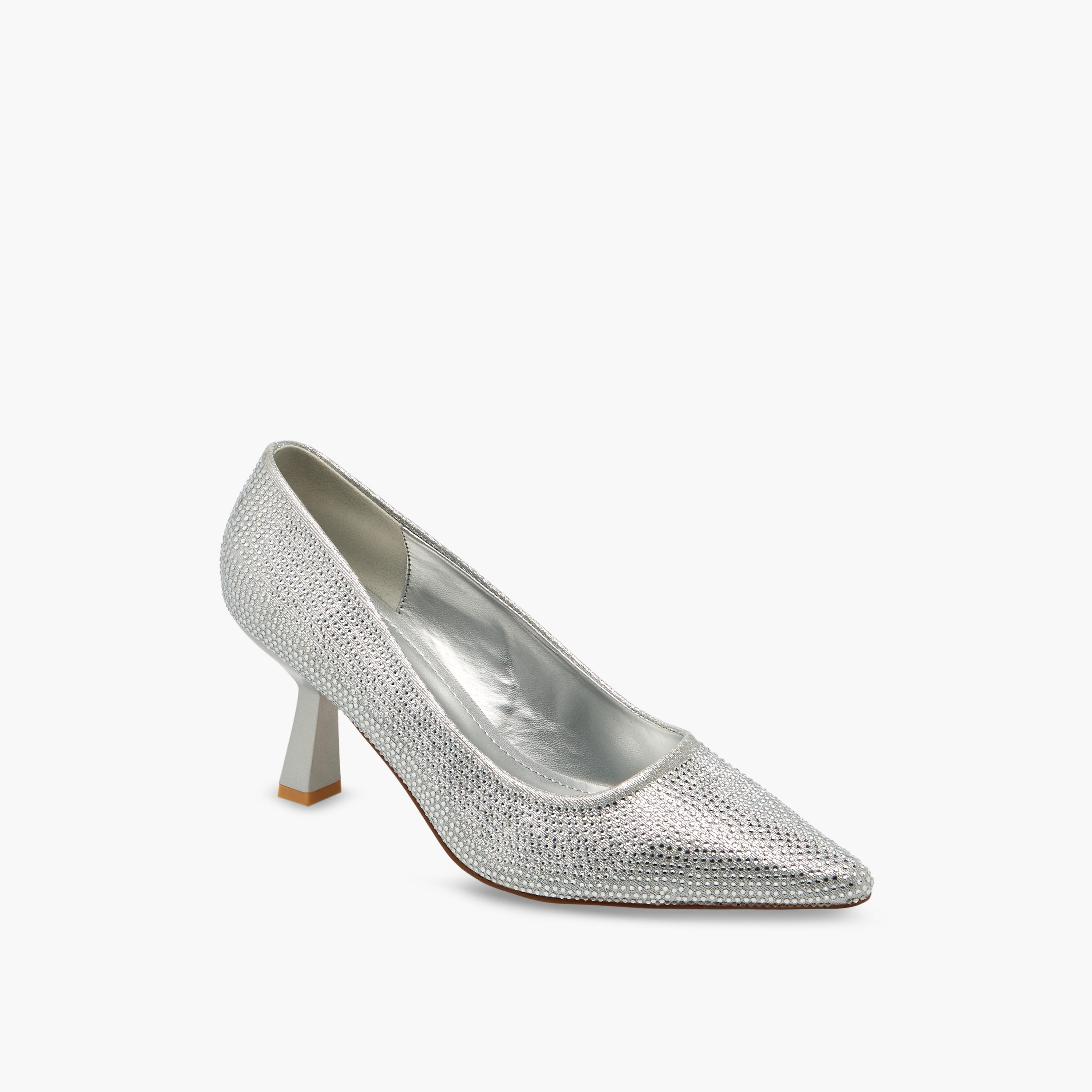 Flora Bella Women Rhinestone Embellished Flared Heel Pumps-women-shoes-heels-image-2