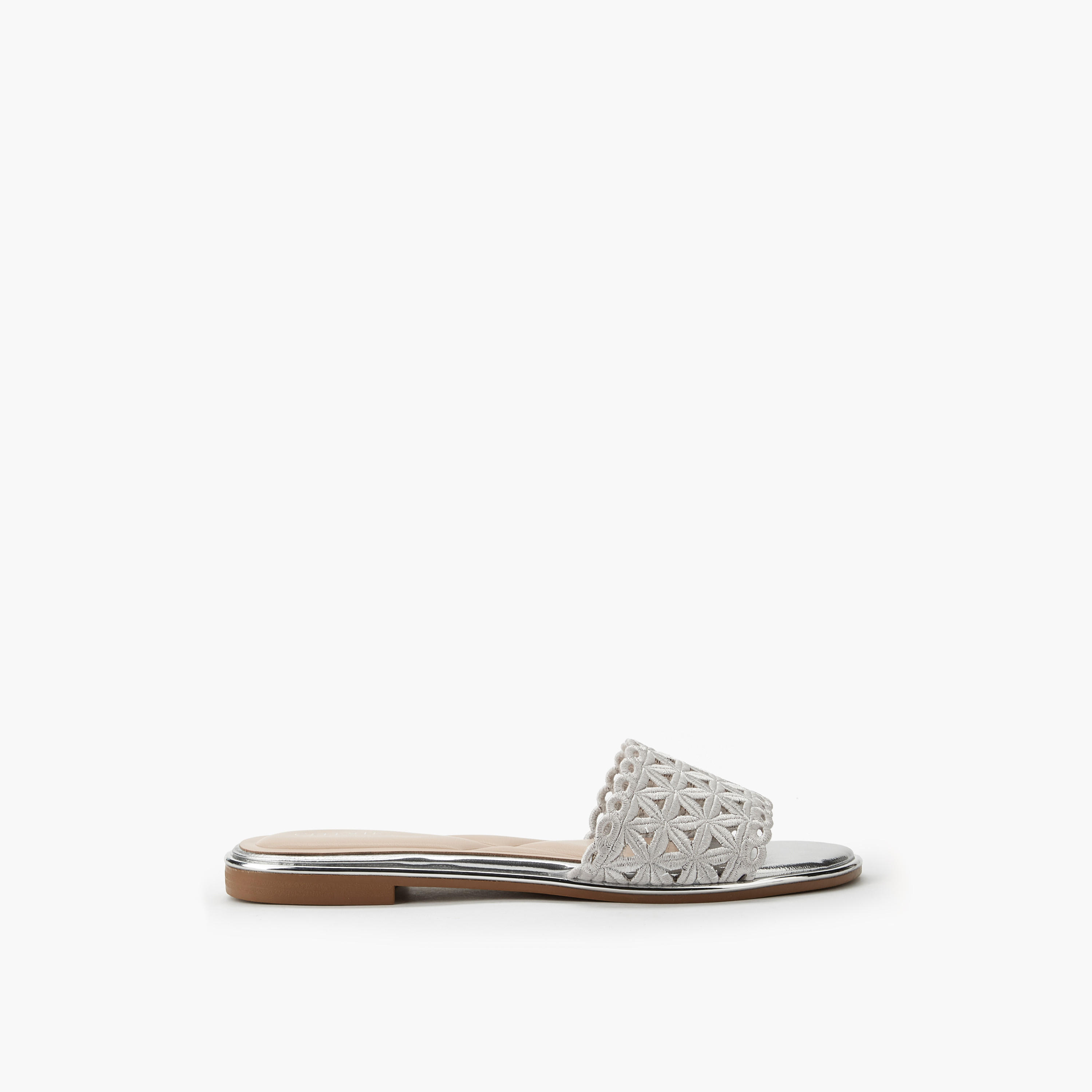 Celeste Women Laser Cut Detail Flat Sandals-women-shoes-flats-sandals-image-2