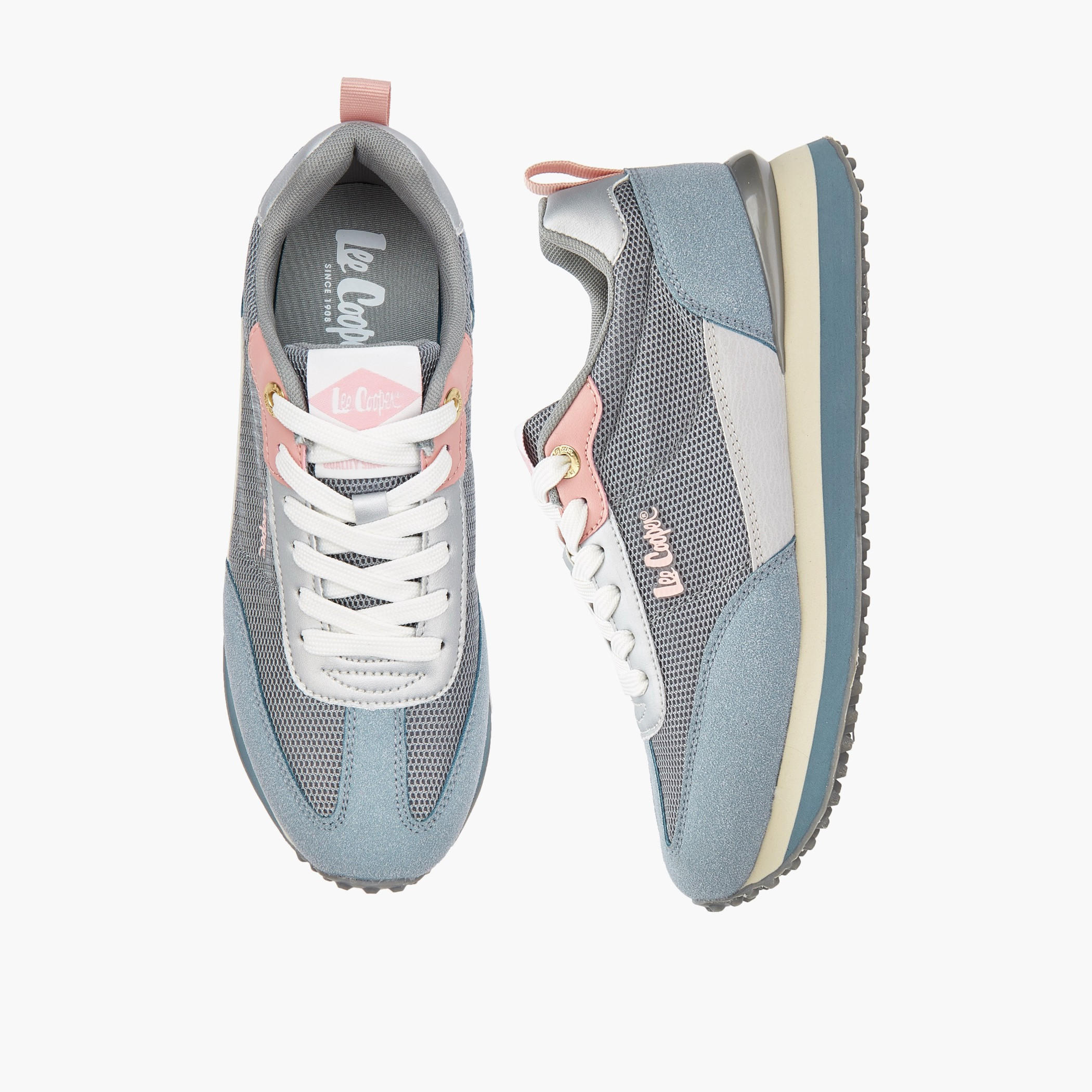 Lee Cooper Women Lace-Up Ankle Sneakers-women-shoes-sneakers-image-1