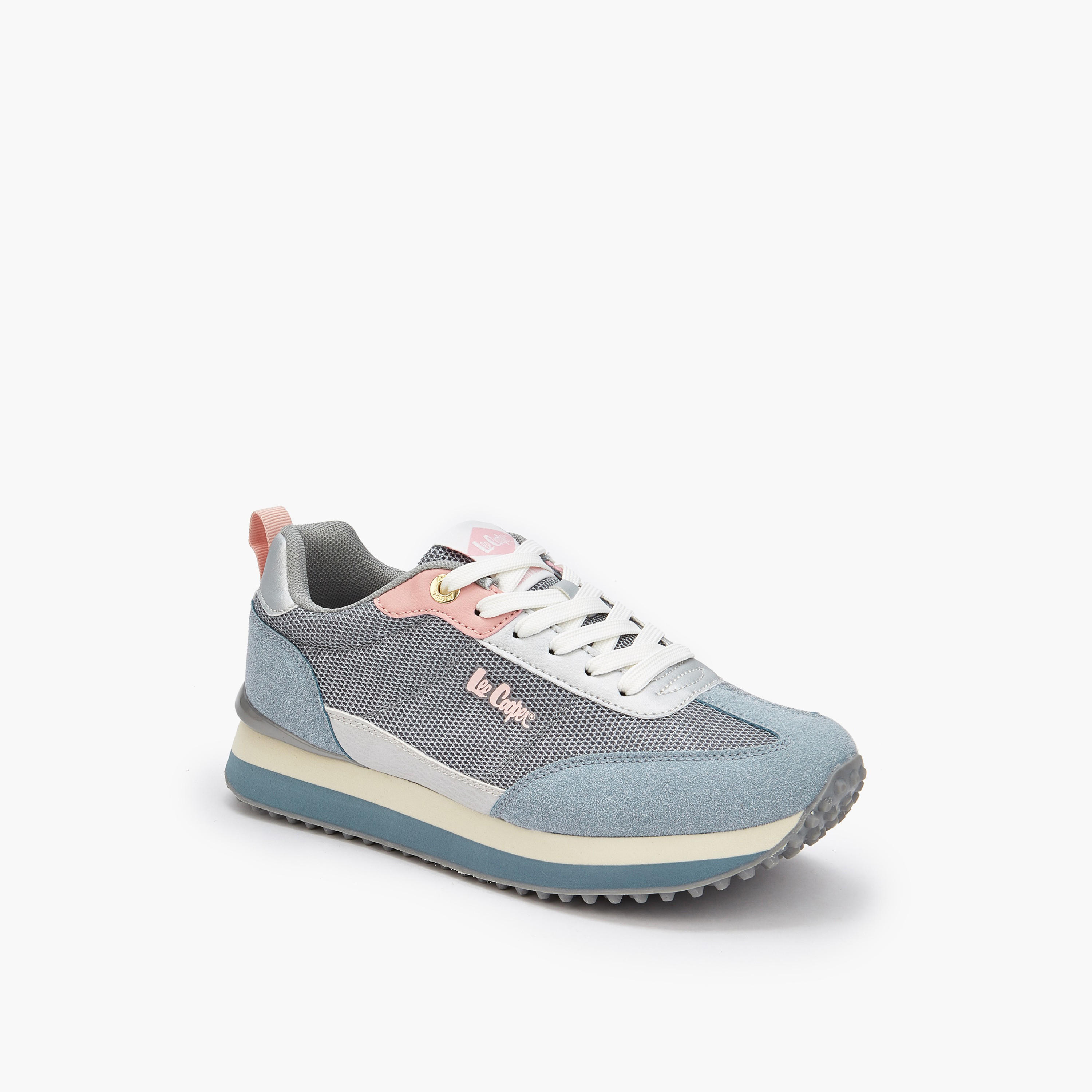 Lee Cooper Women Lace-Up Ankle Sneakers-women-shoes-sneakers-image-2