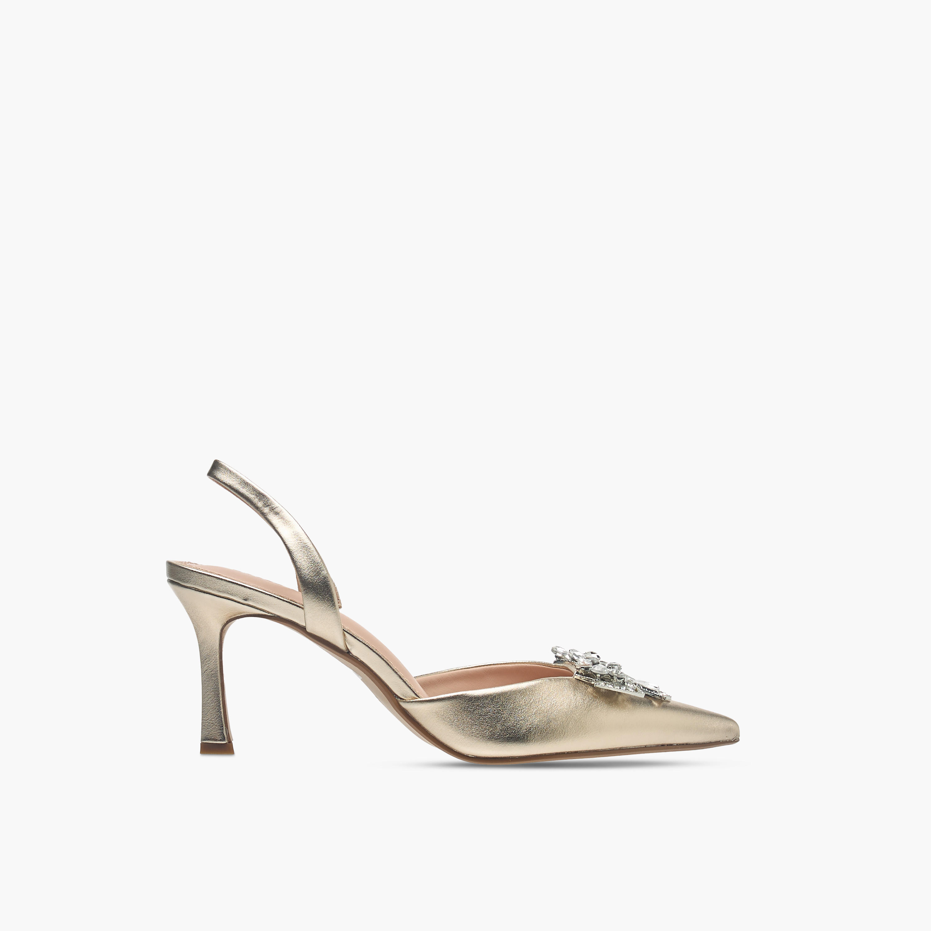 Celeste Women's Bow Embellished Slingback Shoes with Stiletto Heels-women-shoes-heels-image-3