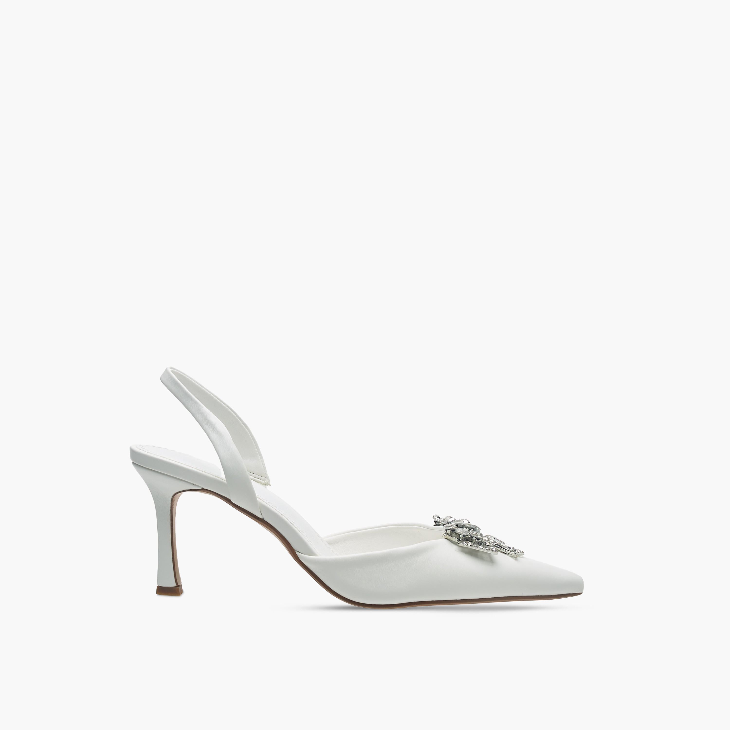 Celeste Women's Bow Embellished Slingback Shoes with Stiletto Heels-women-shoes-heels-image-3