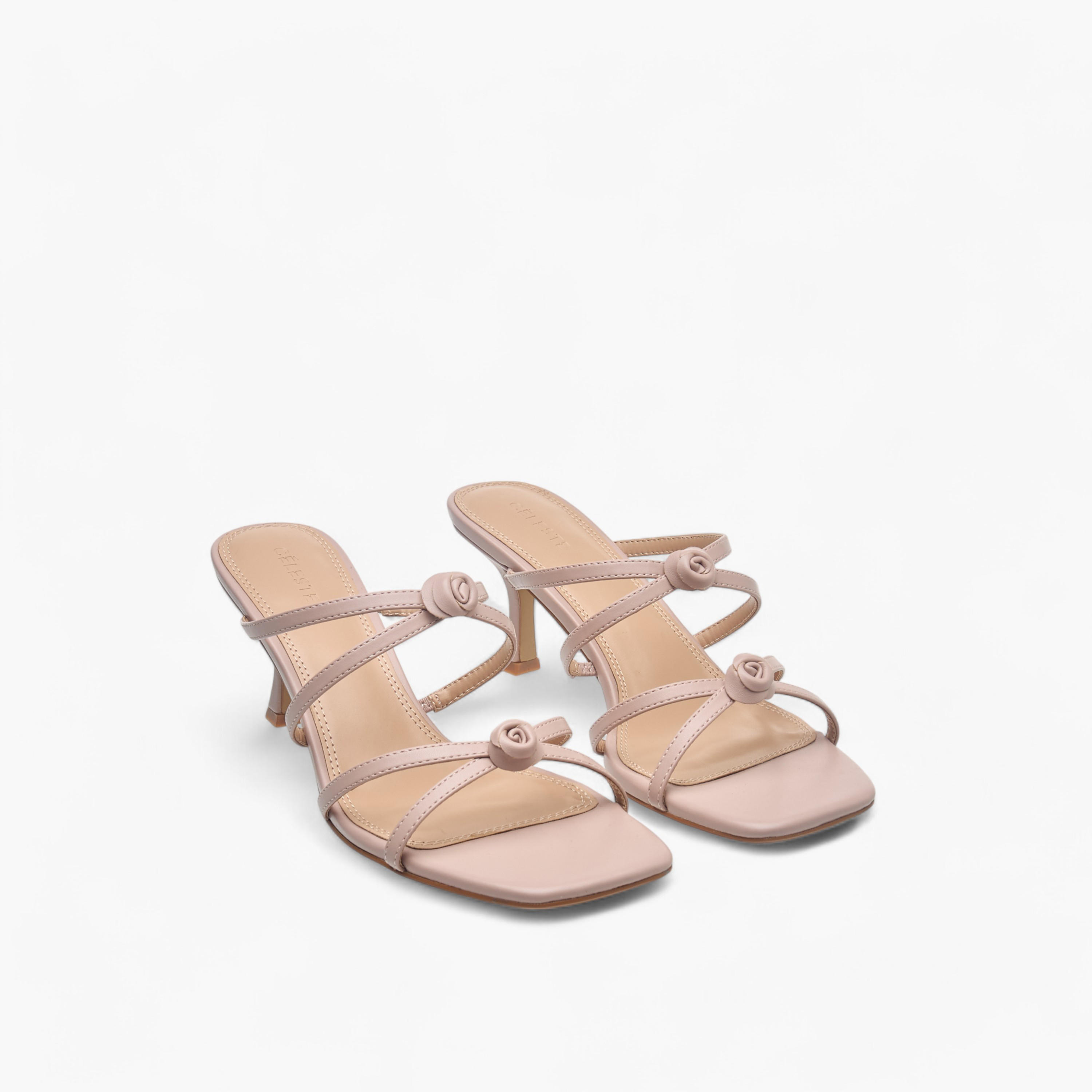 Celeste Women's Embellished Slip-On Sandals with Kitten Heels-women-shoes-sandals-heeled-image-1