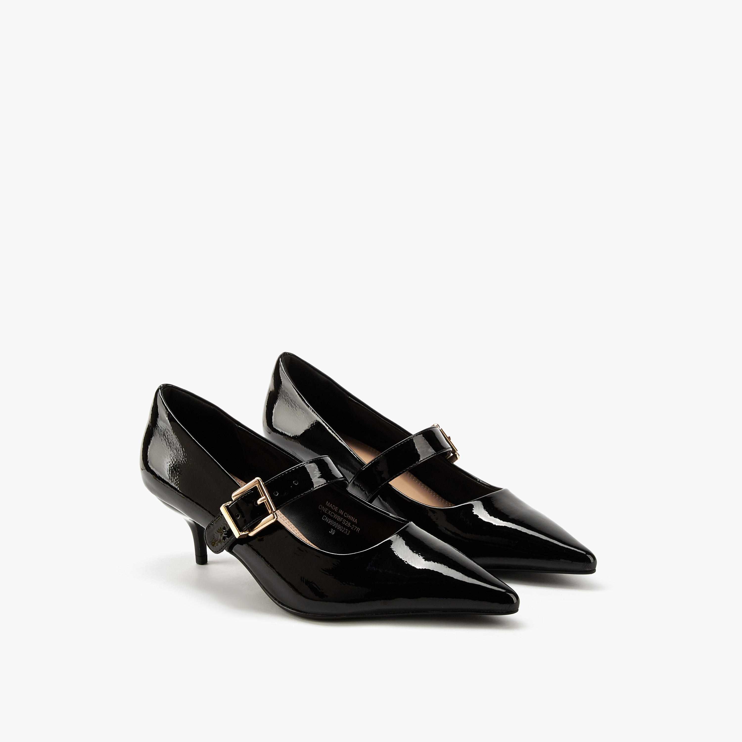 Celeste Women's Animal Print Pointed Toe Shoes with Kitten Heels-women-shoes-heels-image-1