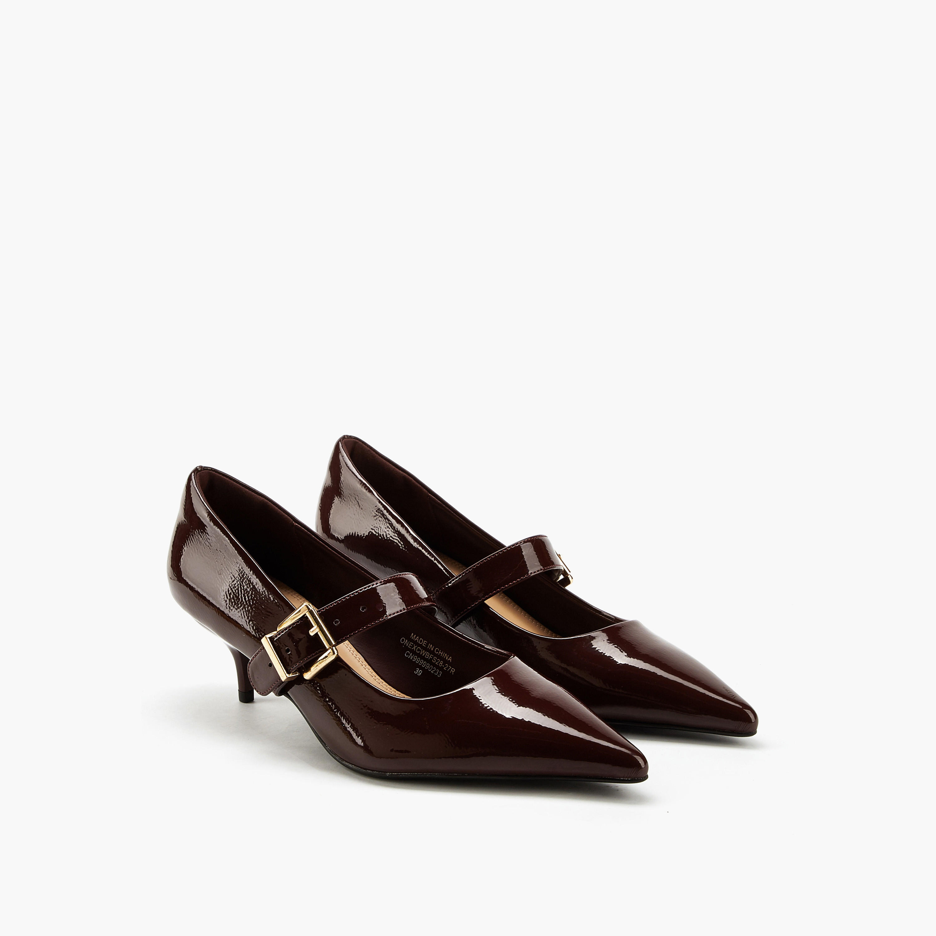 Celeste Women's Animal Print Pointed Toe Shoes with Kitten Heels-women-shoes-heels-image-1