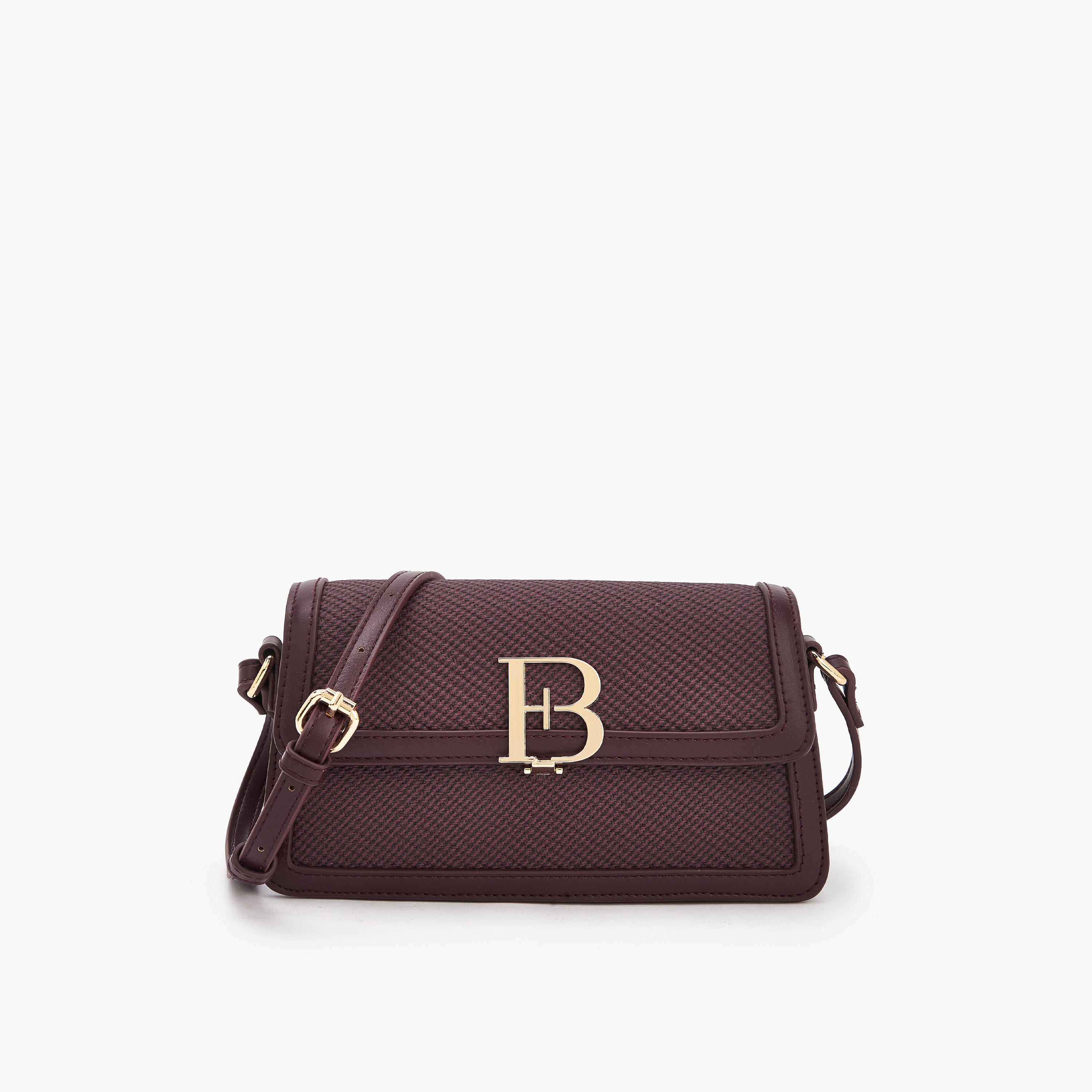 Flora Bella Textured Crossbody Bag with Adjustable Shoulder Strap-women-bagsandwallets-handbags-image-1