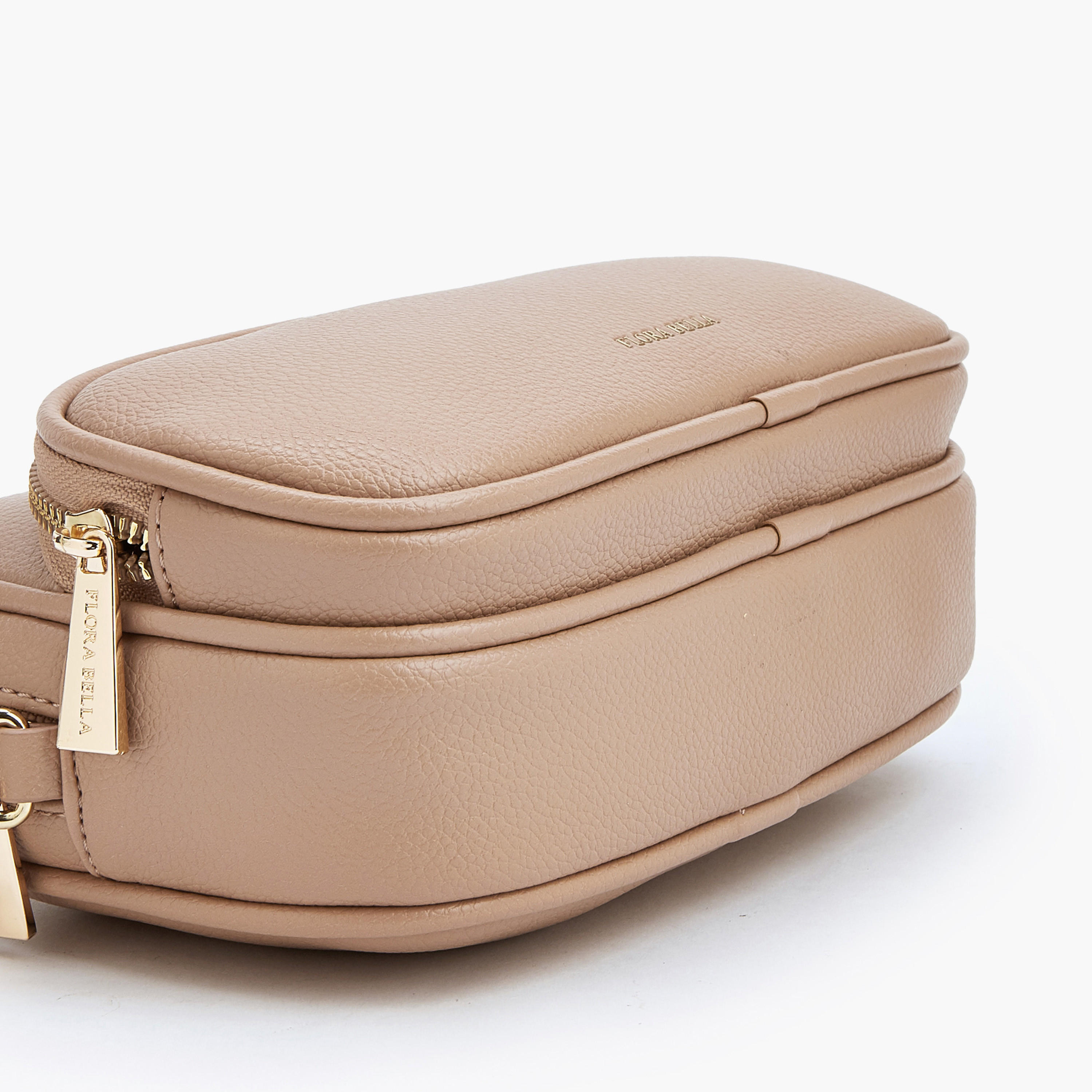 شنطة كروس بودي سادة بحزام قابل للفصل من فلورا بيلا-women-bagsandwallets-handbags-image-5