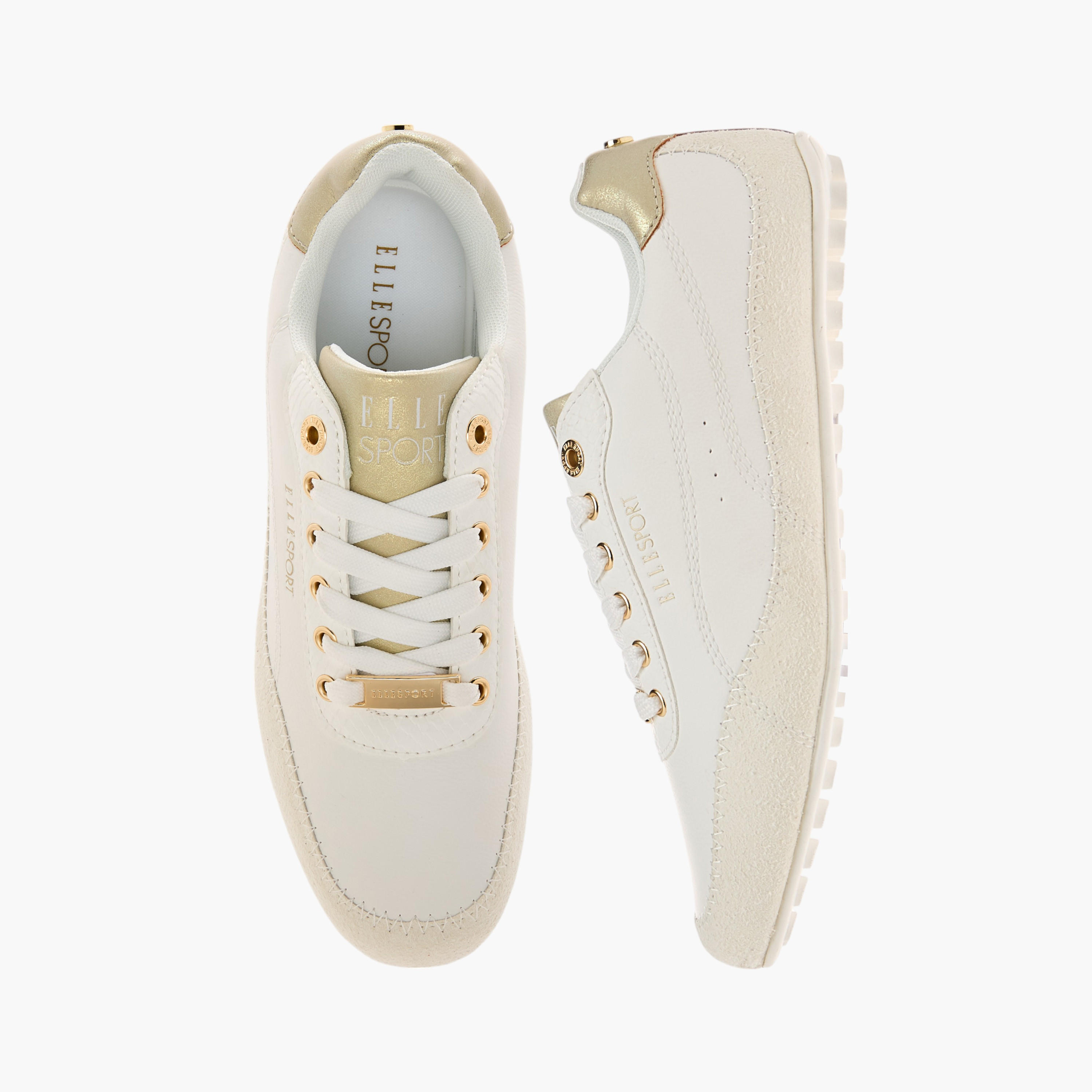 Elle Women's Panelled Sneakers with Lace-Up Closure-women-shoes-sneakers-image-1