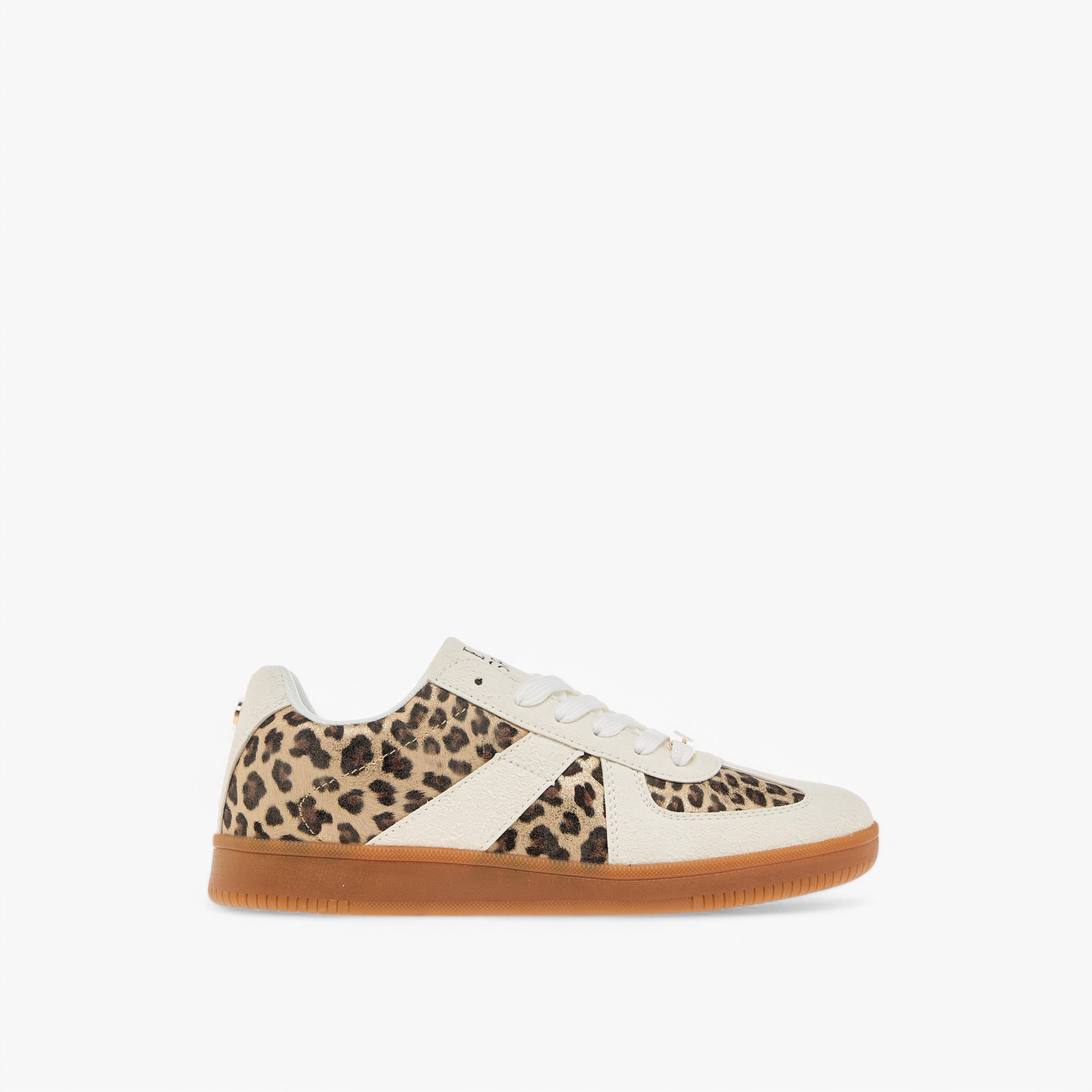 Elle Women's Animal Print Sneakers with Lace-Up Closure-women-shoes-sneakers-image-3