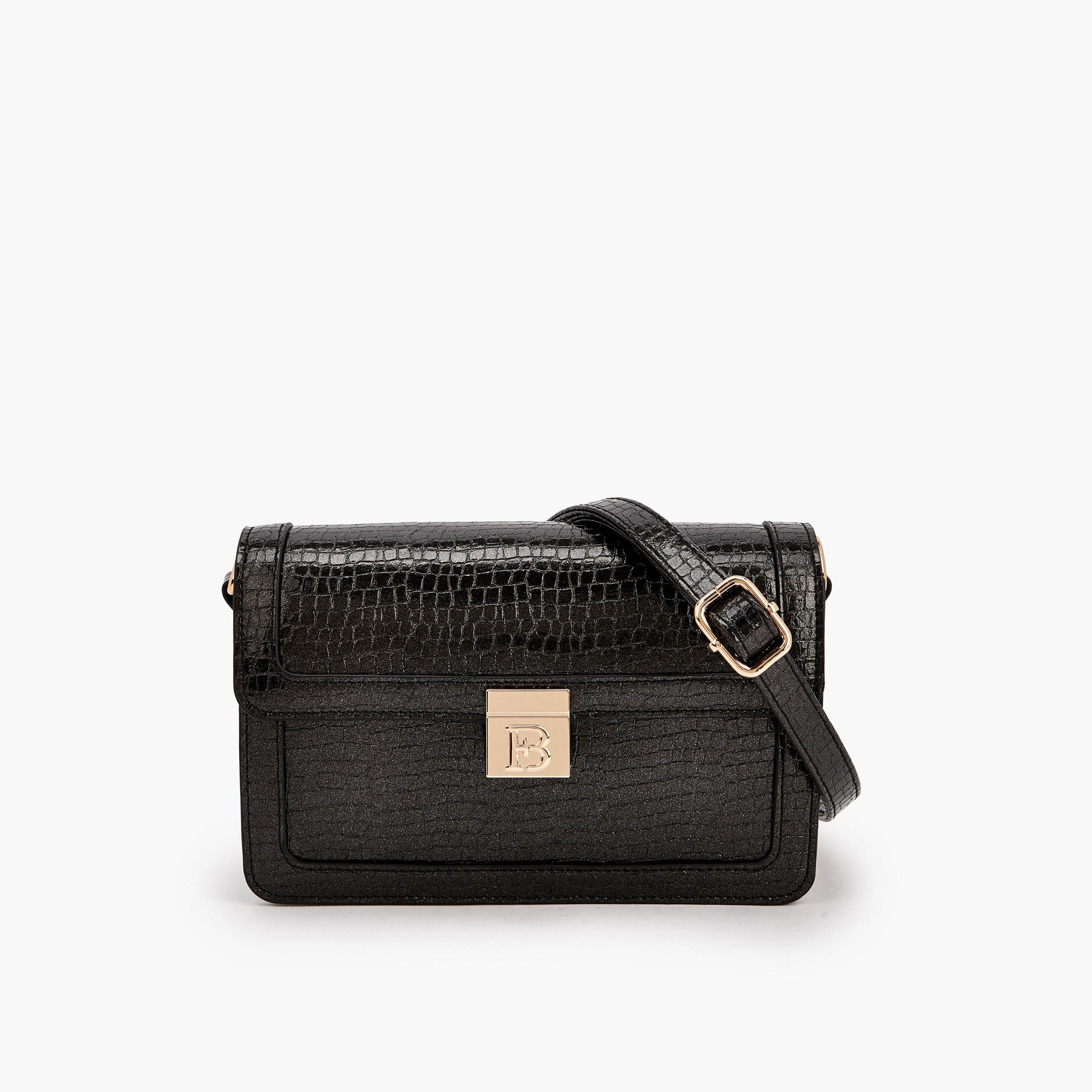شنطة كروس بودي بارزة الملمس بحزام قابل للفصل من فلورا بيلا-women-bagsandwallets-handbags-image-1
